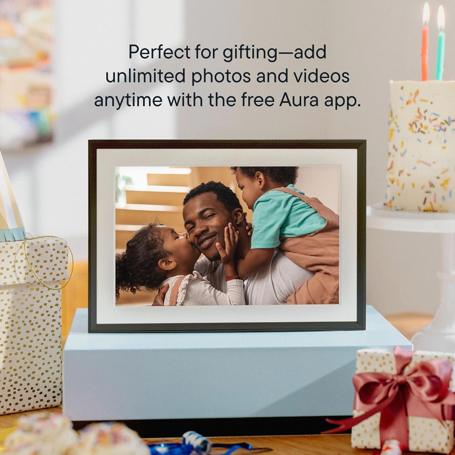 Aura Carver 10" WiFi Digital Picture Frame – Free Unlimited Cloud Storage – Send Photos from App – No Subscription – Auto On/Off – Gift for Parents & Grandparents - Image 7