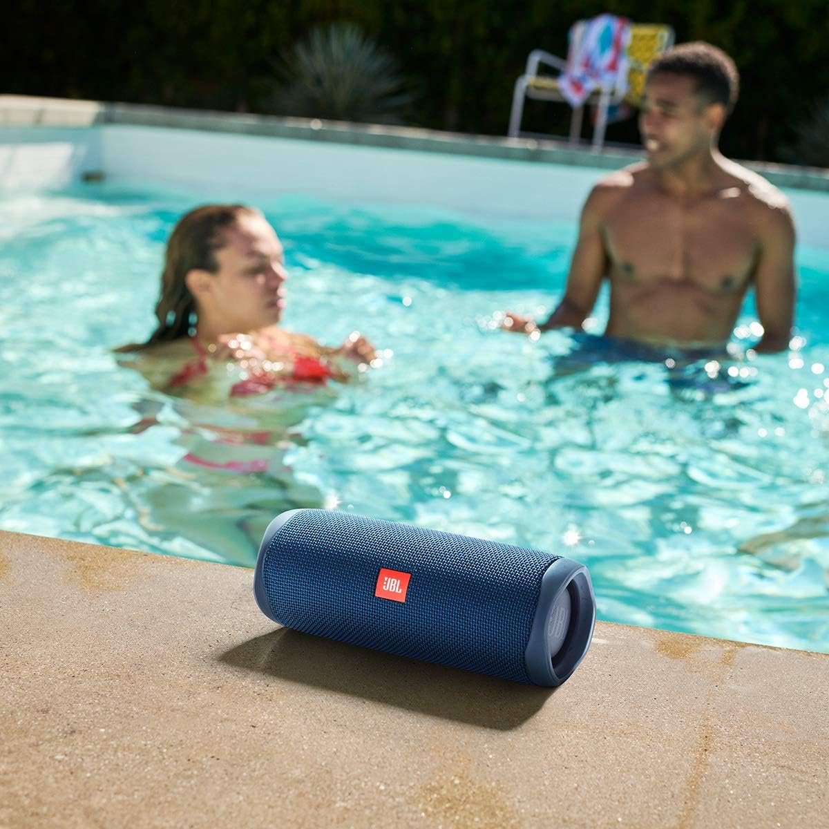JBL FLIP 5, Waterproof Portable Bluetooth Speaker, Blue, 3.6 x 3.6 x 8.5 - Image 4