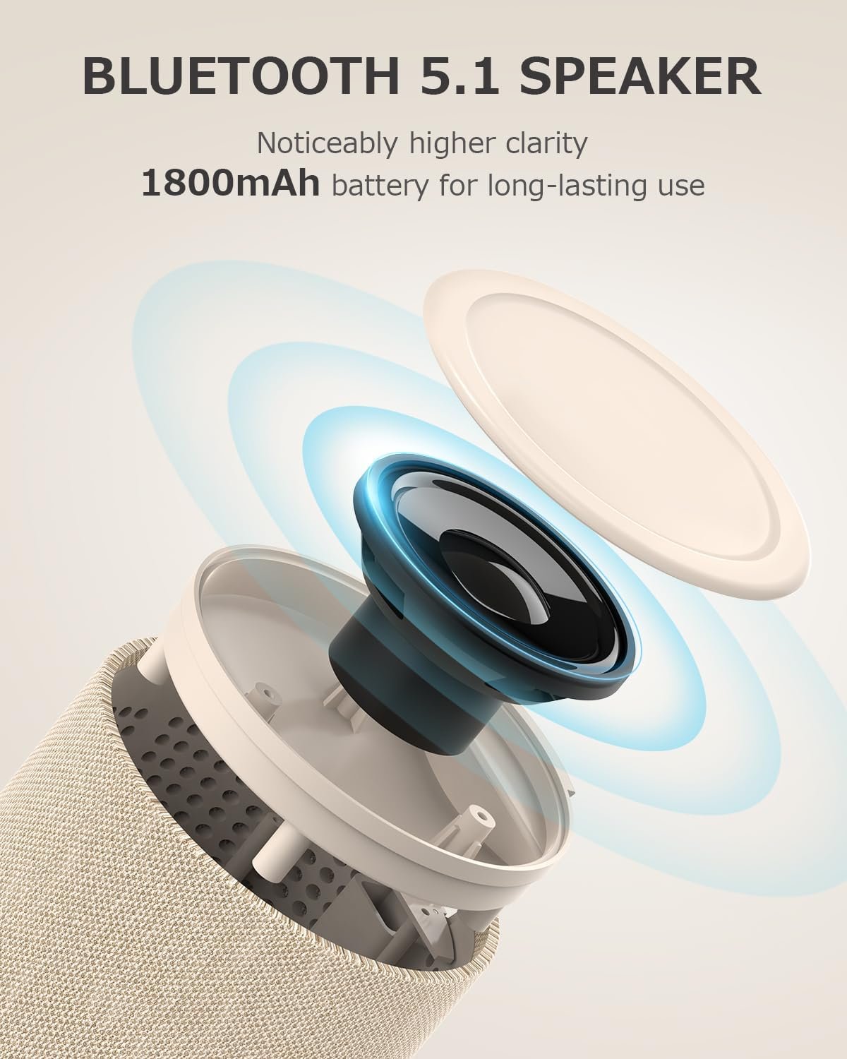 COLSUR Bluetooth Speaker, Magnetic Wireless Charger, Bluetooth Speakers with Night Light, 2 in 1 Wireless Charging Station for iPhone 17/16/15/14/13/12 Series, AirPods Pro 2/4/3/2(Gift Ideal)(Yellow) - Image 8