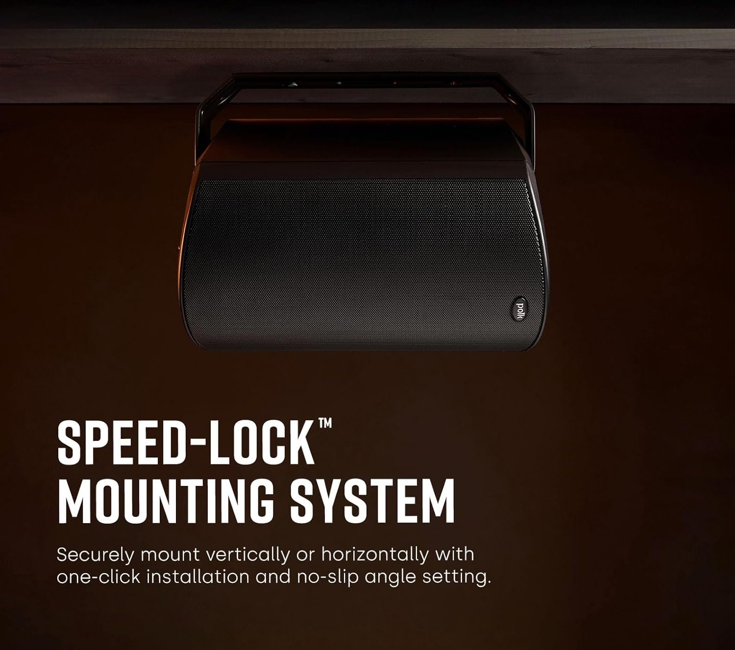 Polk Audio Atrium 5 Outdoor Speakers with Powerful Bass (Pair, Black), All-Weather Durability, Broad Sound Coverage, Speed-Lock Mounting System - Image 3