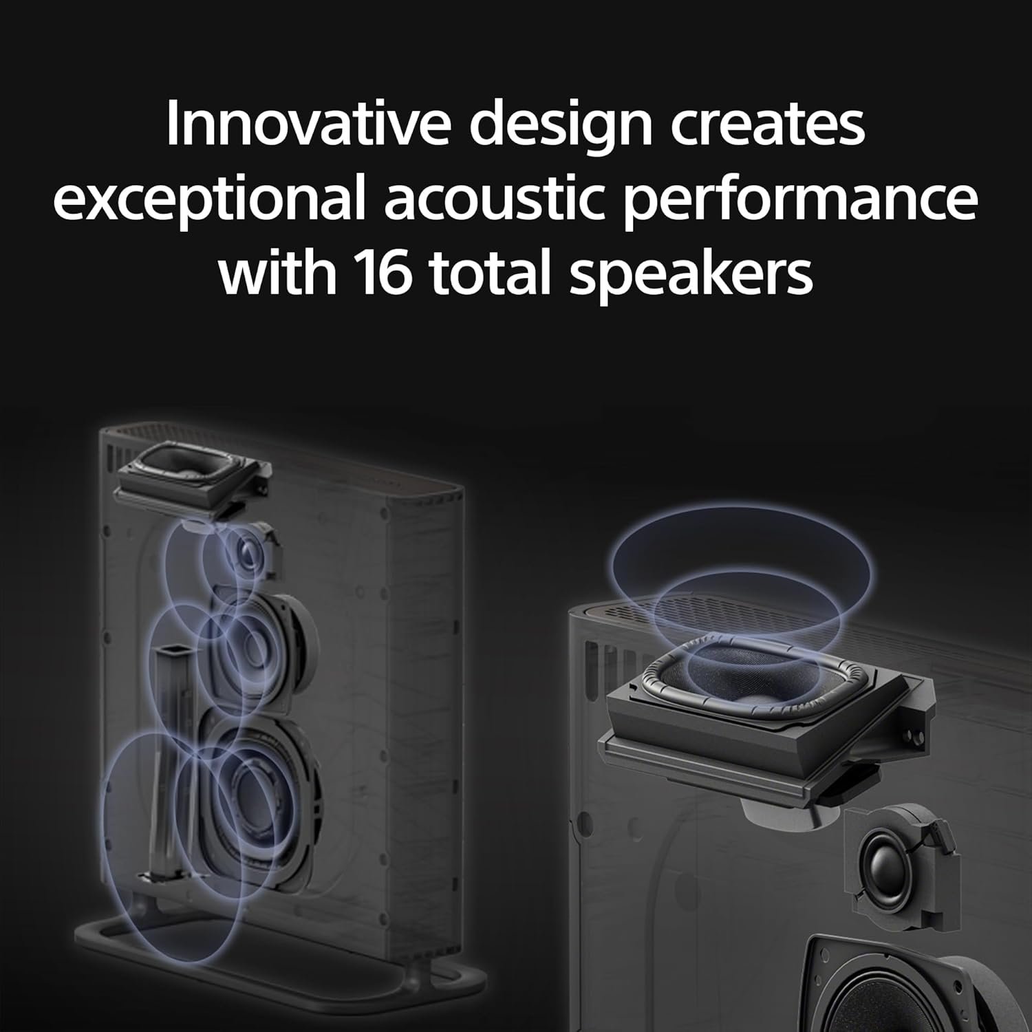 Sony BRAVIA Theater Quad 16-Speaker Home Theater Audio System with 4 Wireless Speakers, 360 Spatial Sound Mapping, Dolby Atmos/DTS:X Support, Room Calibration (HT-A9M2) - Image 8