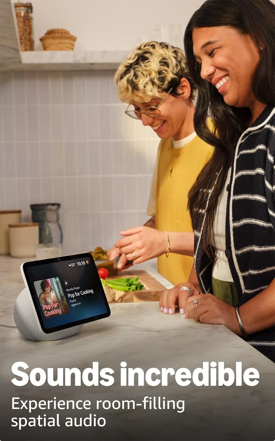 Amazon Echo Show 8 (2025 release) with Amazon Adjustable Stand | Graphite - Image 4