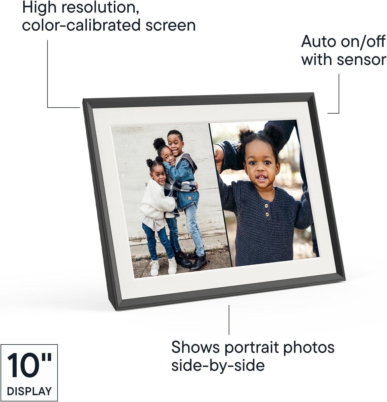 Aura Carver 10" WiFi Digital Picture Frame – Free Unlimited Cloud Storage – Send Photos from App – No Subscription – Auto On/Off – Gift for Parents & Grandparents - Image 4