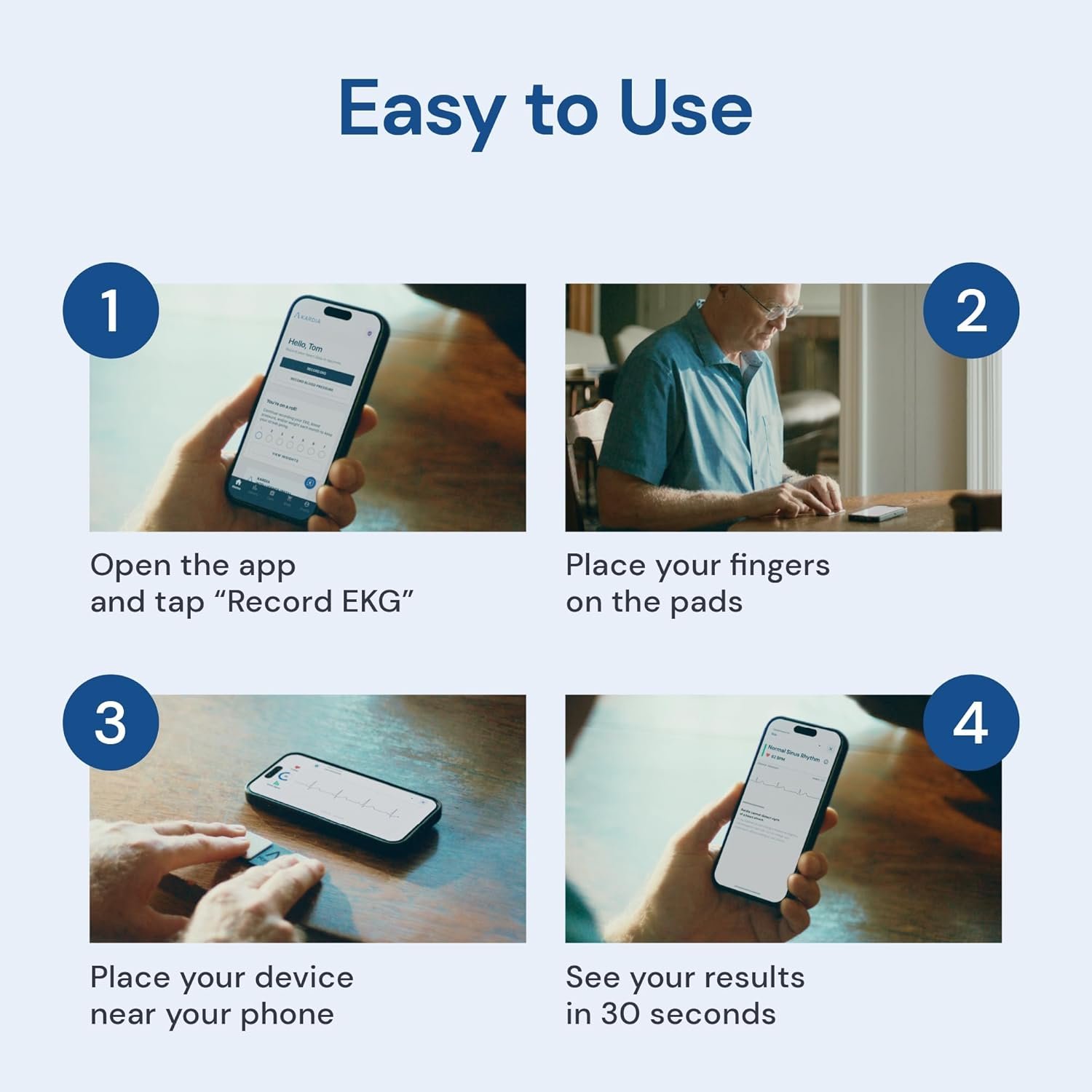 KardiaMobile 1-Lead EKG Monitor, Medical-Grade FDA-Cleared Personal Heart Monitor, Detects Normal, AFib & Arrhythmias, 30 Second Results, Works with Smartphones, Pocket Size, No Subscription Required - Image 6