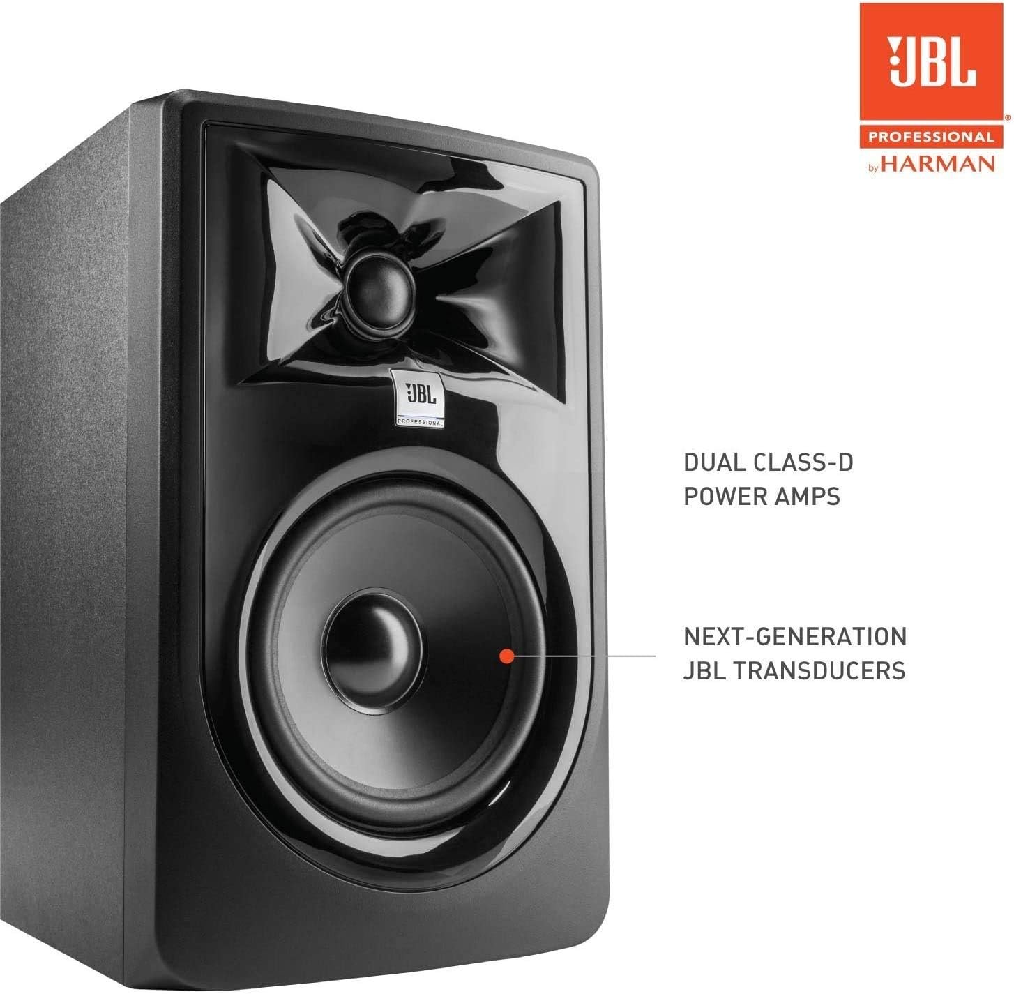 (2) JBL 305P MkII 5" 2-Way Active Powered Studio Reference Monitors Speakers - Image 4