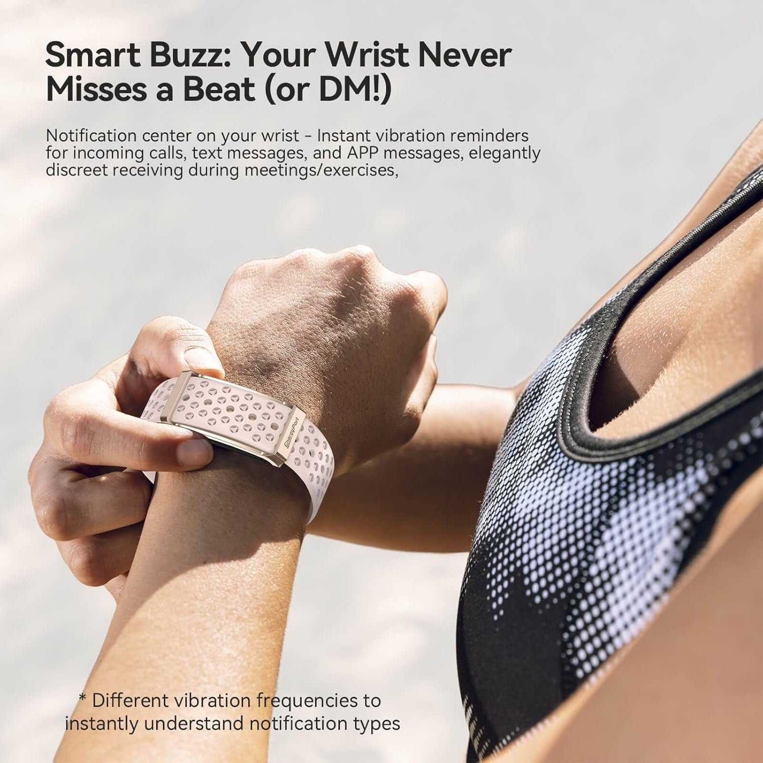 EnergyPort Smart Bracelet with Blood Oxygen/Blood Pressure Monitor, 60-Day Battery Health Fitness Tracker with 2 Bands,Lifetime Membership,Activity Tracking Heart Rate Sleep Monitor for Android iOS - Image 7