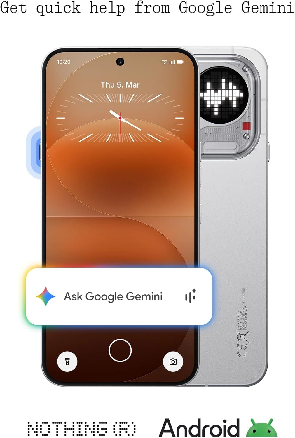Nothing Phone (4a) Pro Cell Phone 2026 New, Unlocked Android 16 Smartphone, Triple-Lens Camera, AI Photo Edits, 6.83" 144Hz AMOLED Display, 5080mAh Battery, Dual-SIM Glyph Matrix (Sliver, 12+256GB) | Phone - Image 6