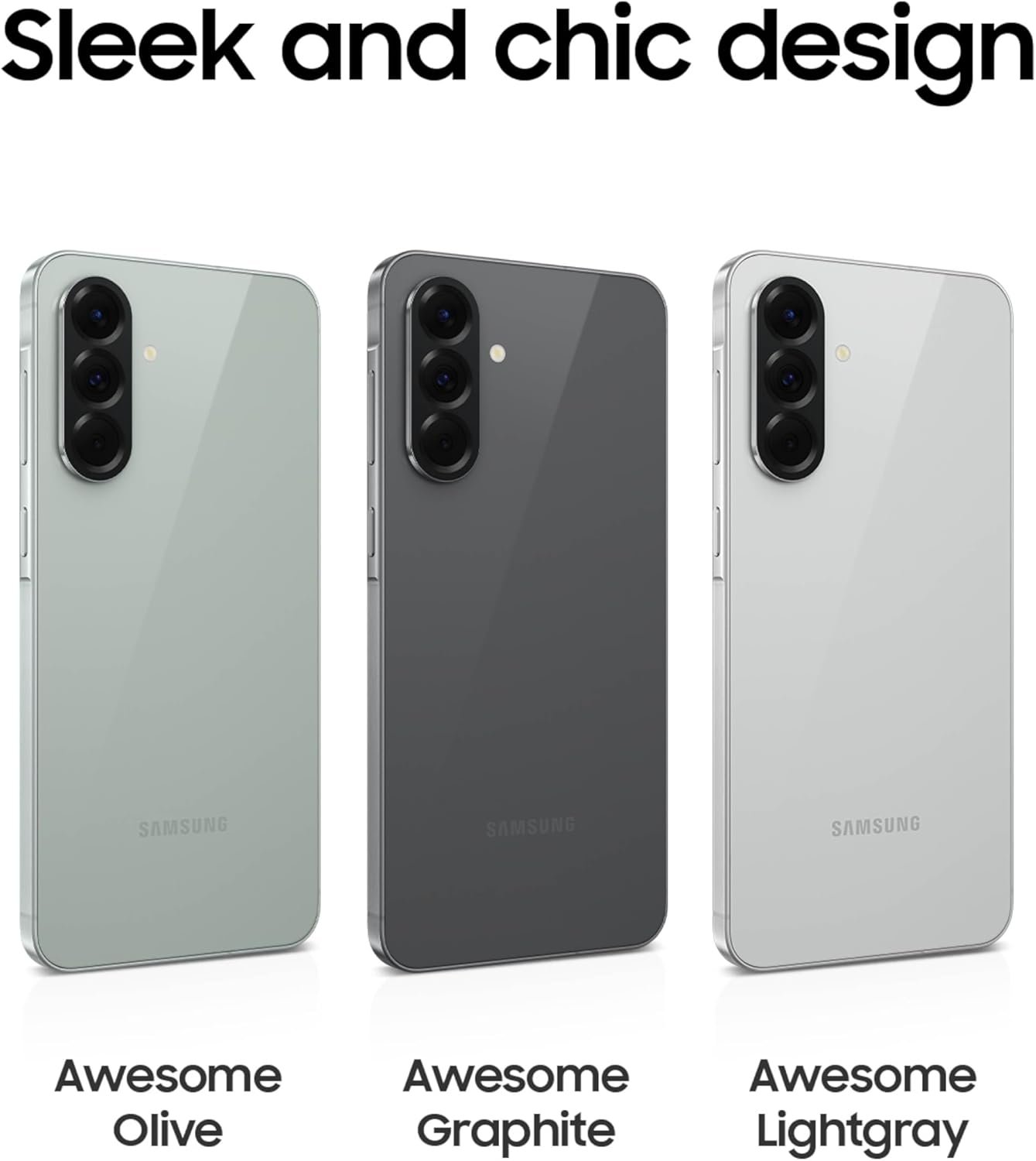 Samsung Galaxy A56 5G Cell Phone, 128GB AI Smartphone, Unlocked Android, AI Photo Edits, Large Screen, Long Battery Life, 2025, US 1 Yr Manufacturer Warranty, Amazon Exclusive, Awesome Olive - Image 2