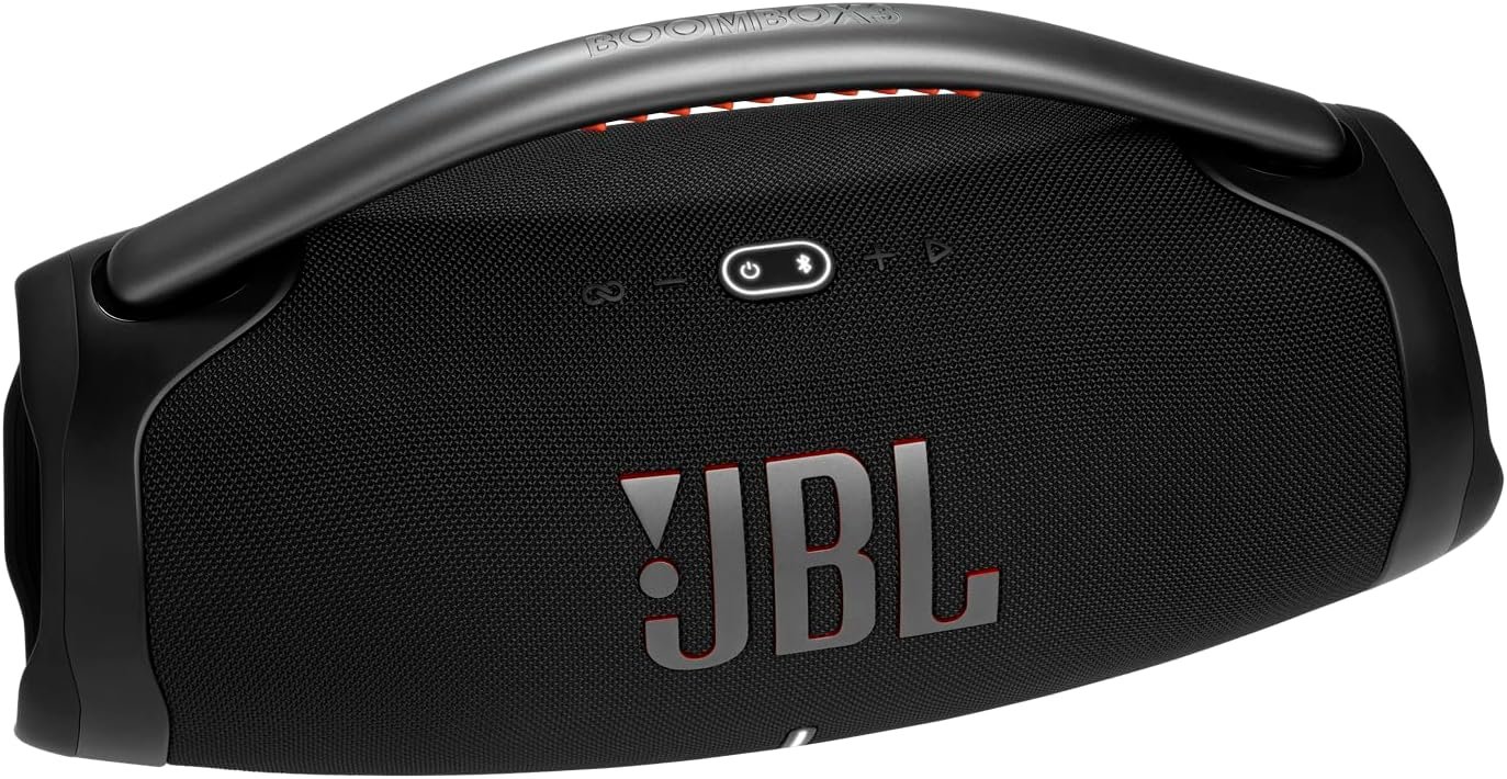 JBL Boombox 3 Black Portable Bluetooth Speaker with Massive Sound, Deepest Bass, IPX7 Waterproof, 24H Playtime, PartyBoost - Image 6