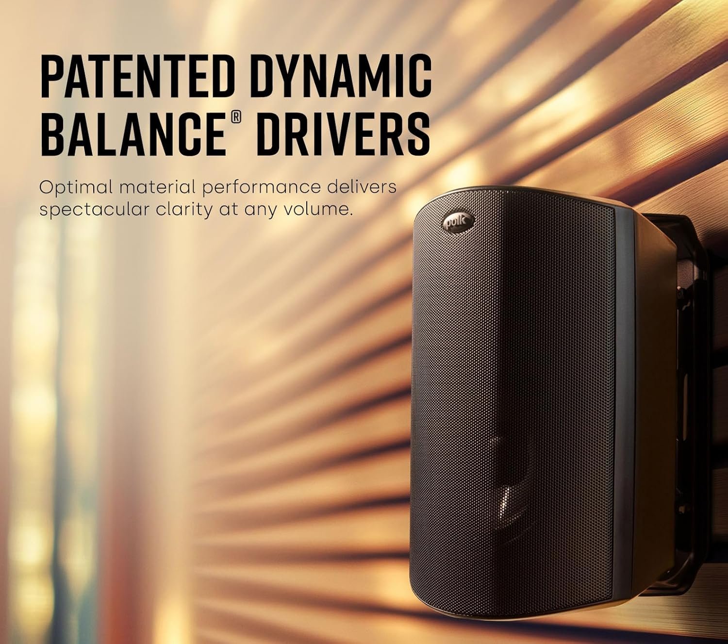 Polk Audio Atrium 5 Outdoor Speakers with Powerful Bass (Pair, Black), All-Weather Durability, Broad Sound Coverage, Speed-Lock Mounting System - Image 4
