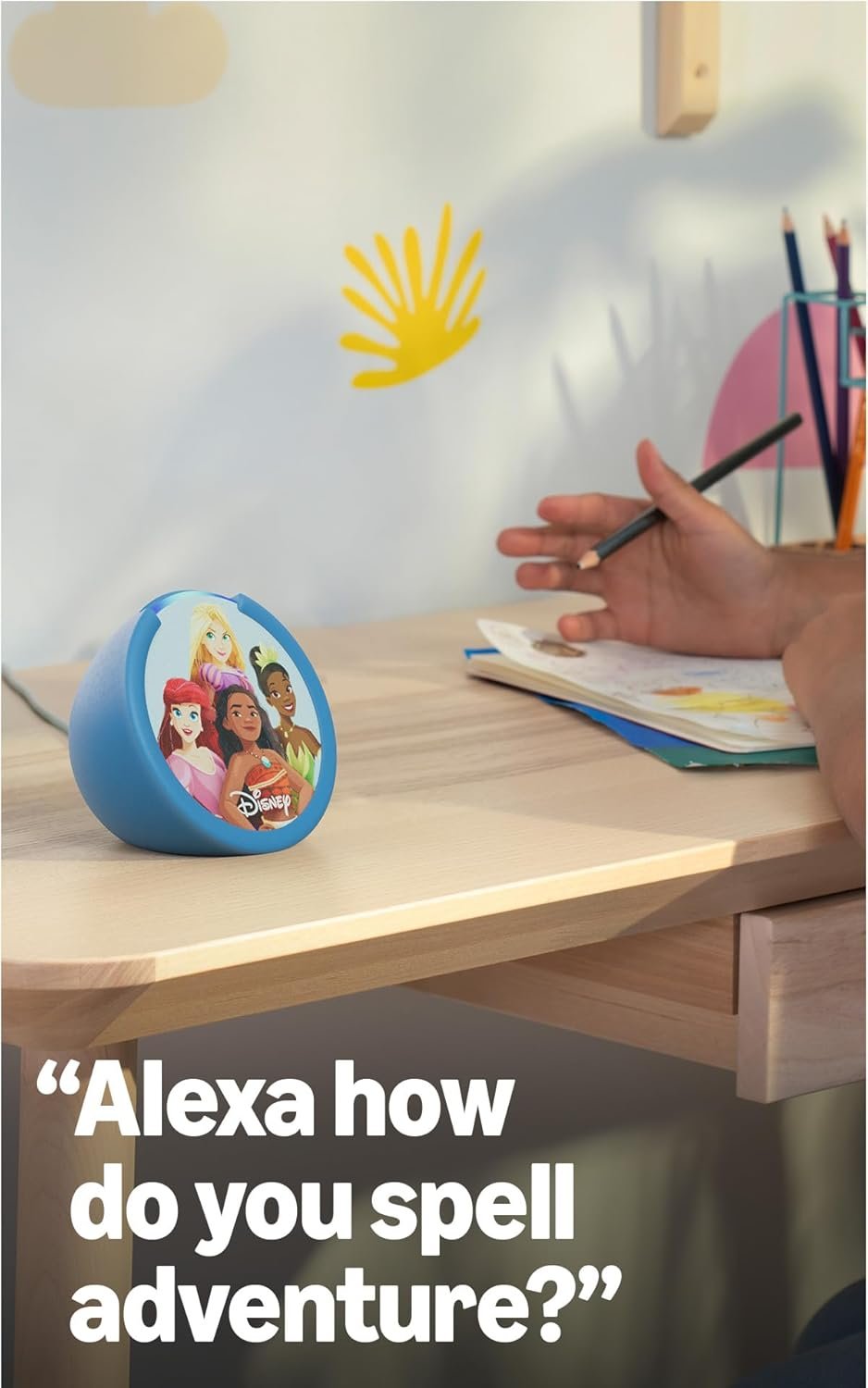 Amazon Echo Pop Kids (newest model), Designed for kids, Designed for Alexa+, parental controls, Includes 6 months of Amazon Kids+, Disney Princess - Image 6