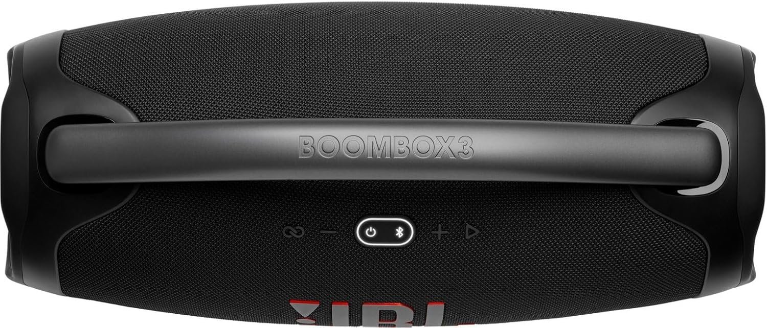 JBL Boombox 3 - Portable Bluetooth Speaker - Black (Renewed) - Image 4