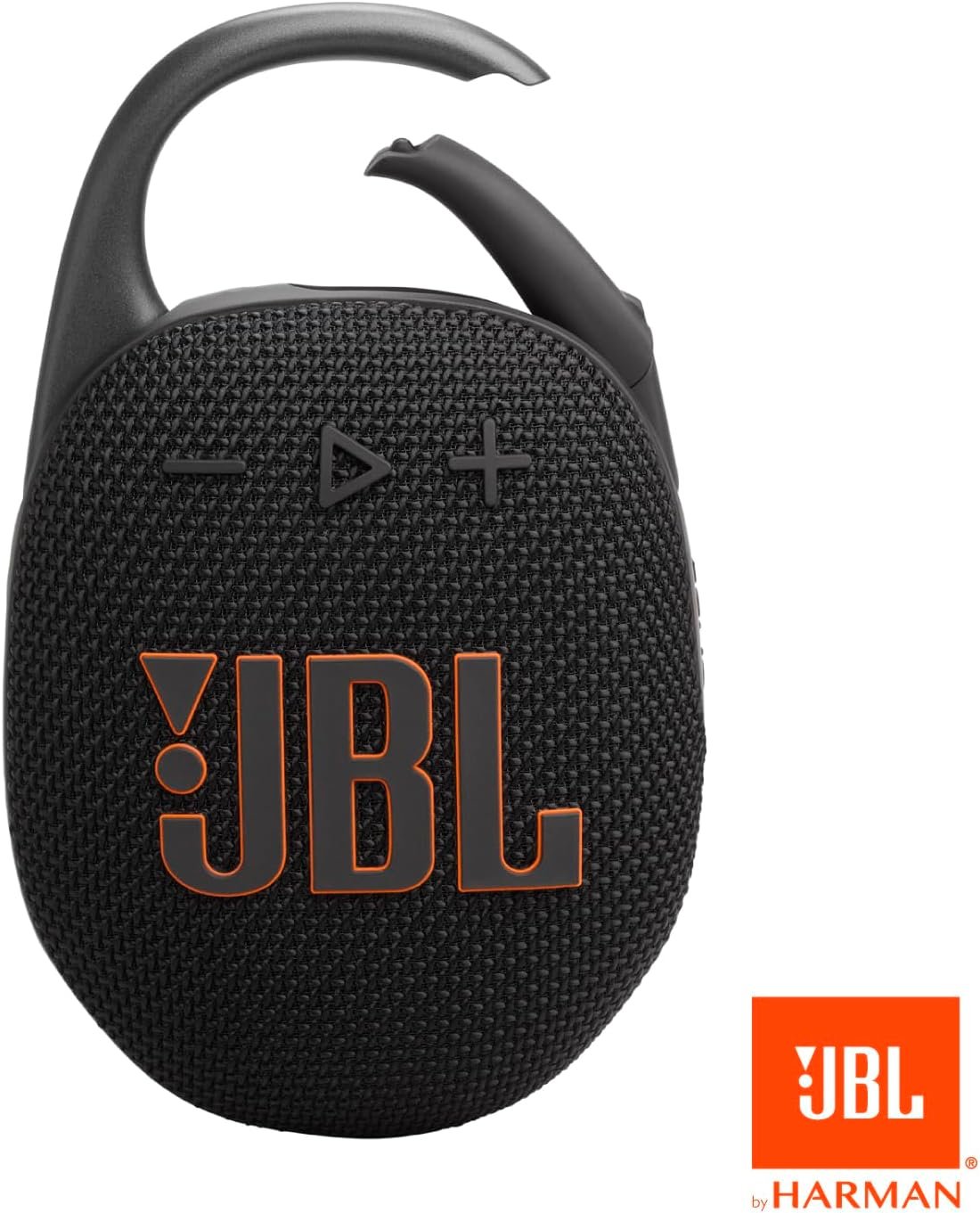 JBL Clip 5 - Ultra-Portable, Waterproof & Dustproof Bluetooth Speaker, Big JBL Pro Sound with Punchy bass, Integrated Carabiner, Up to 12 Hours of Play, Made in Part with Recycled Materials (Black) - Image 6