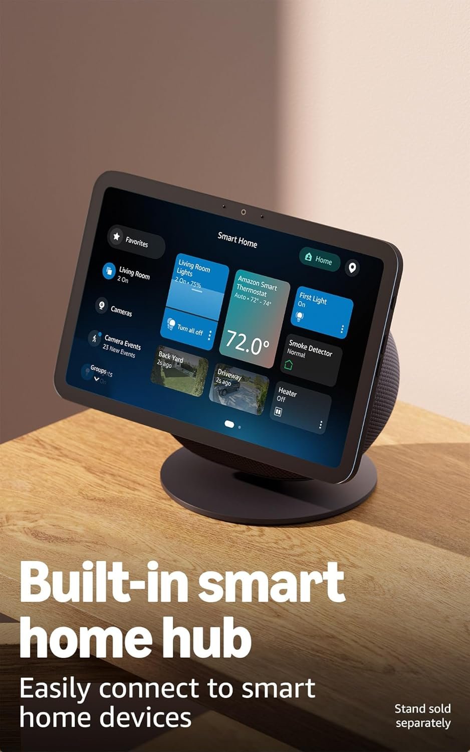 Amazon Echo Show 8 (2025 release) with Amazon Adjustable Stand | Graphite - Image 5