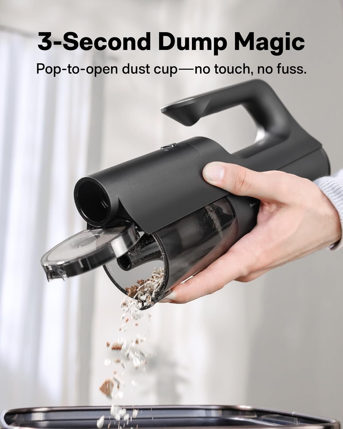 HOTO BlowVac™ Handheld Vacuum Cordless, Car Vacuum Cleaner with 23000Pa High Power, 3 Suction Modes, Electric Compressed Air Duster Blower for Car Interior, Desk, Boat, Home, Outdoor - Image 7