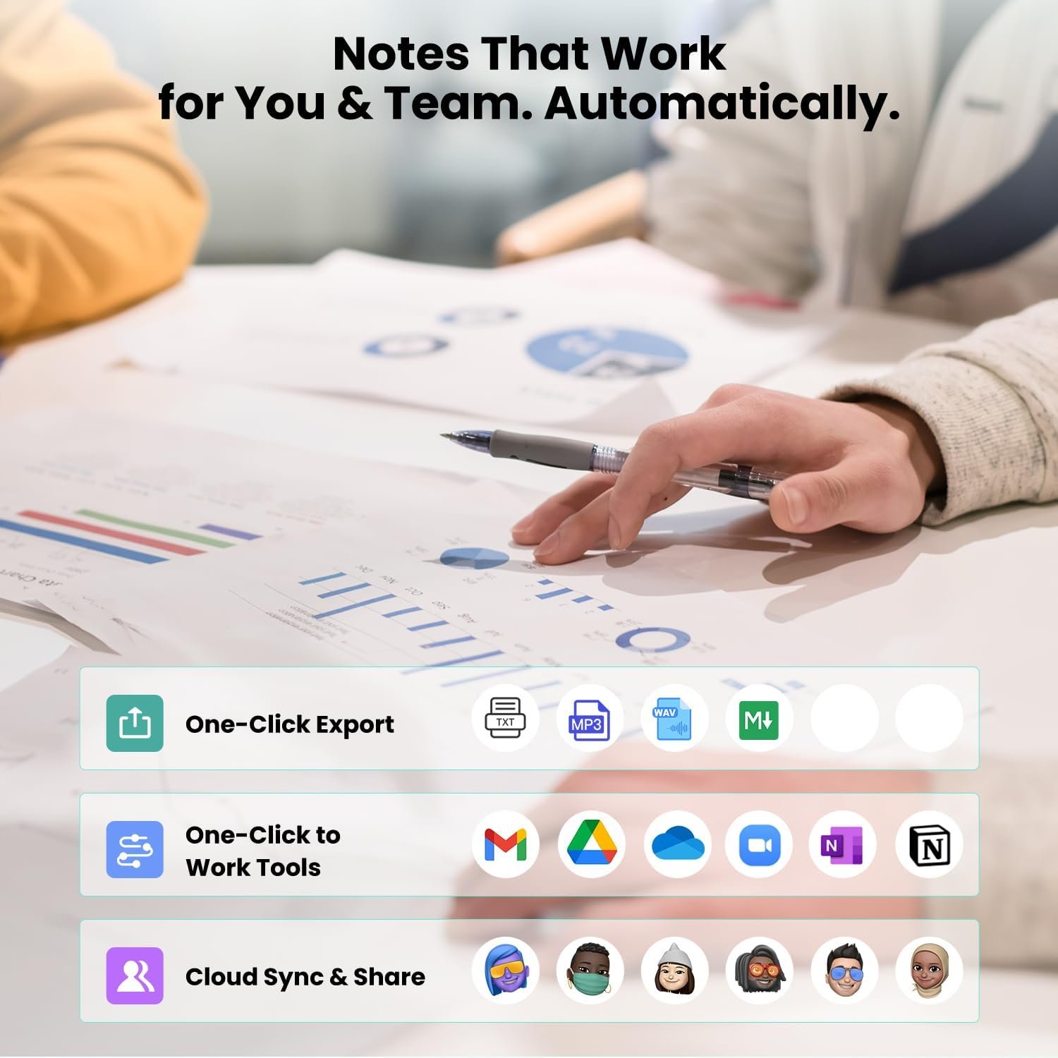 AI Voice Recorder, Note Taking Device, Transcribe & Summarize, Voice Recorder With Display, App Control, Supports 132+ Languages, 100H, 64GB, Magnetic Audio Recorder for Lectures Meetings Calls,Silver - Image 8