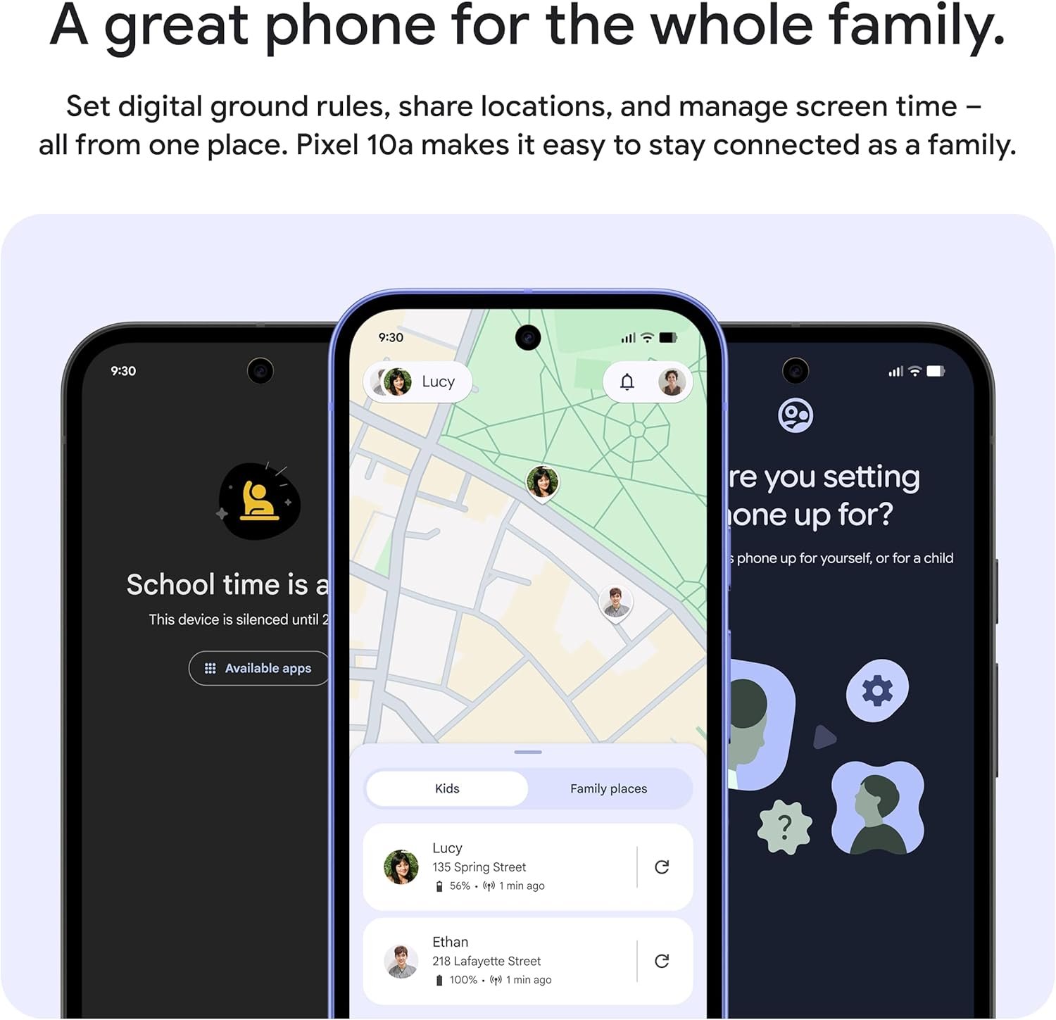 Google Pixel 10a - Unlocked Android Smartphone - 7 Years of Pixel Drops, 30+ Hours Battery, Camera Coach, Gemini Live, Durable Design, Call Screen, Car Crash Detection - Lavender - 128GB (2026 Model) - Image 9