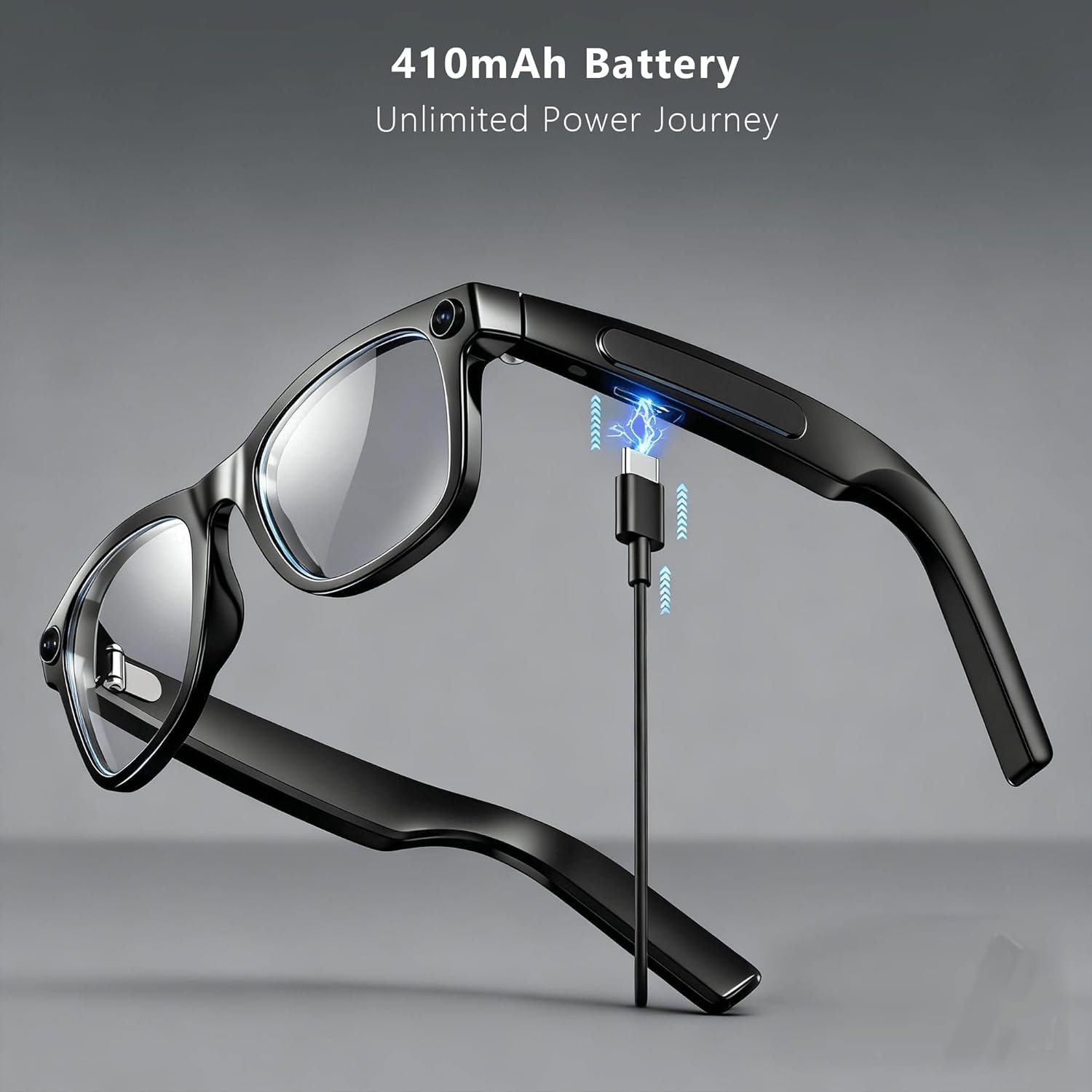 EarlySincere 4K AI Smart Glasses with Photochromic Lenses, Integrated ChatGPT AI Model, Real-Time Translation, HD Video Recording, Long Battery Life, Bluetooth 5.4 Wireless - Image 8