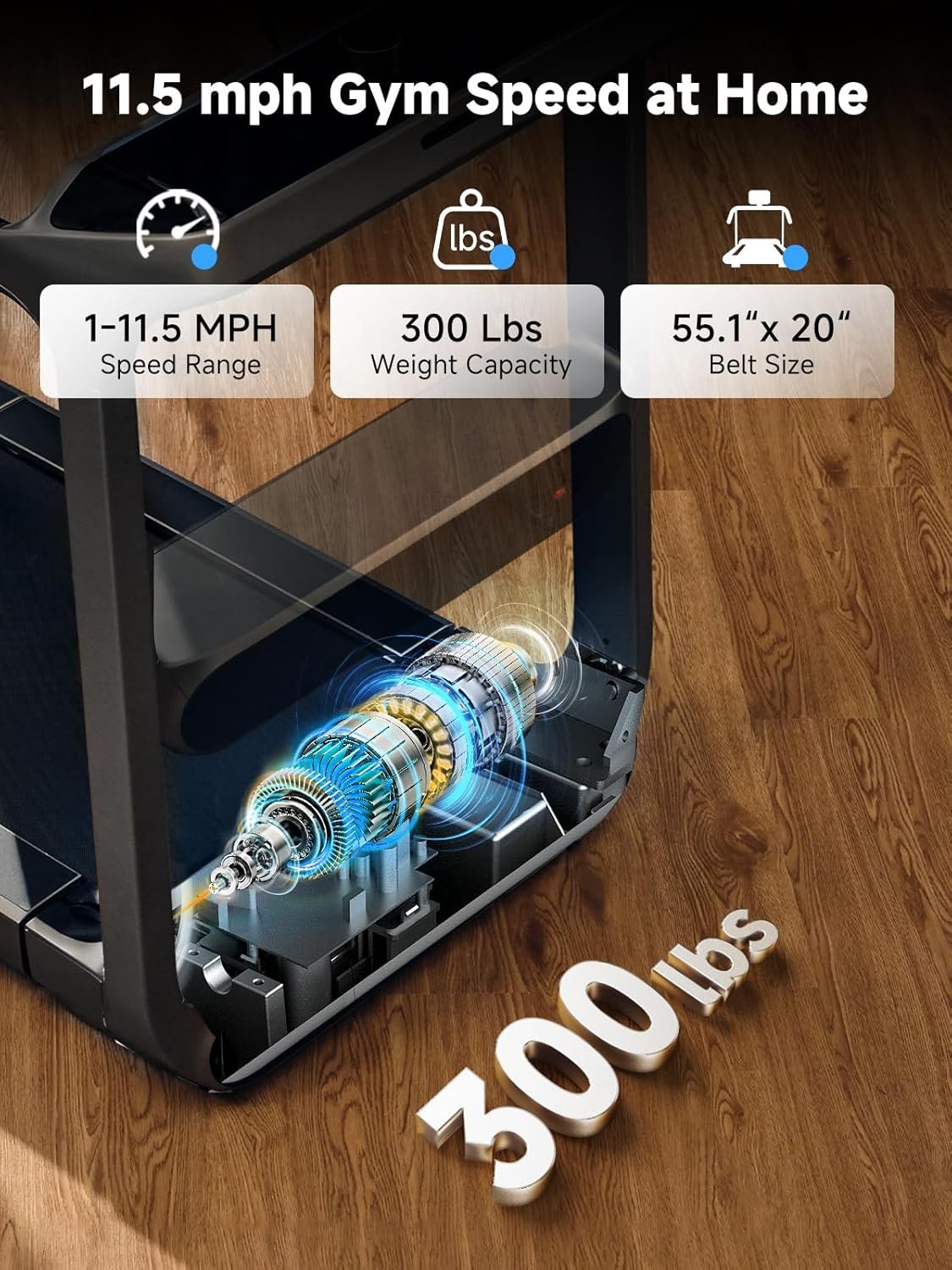WALKINGPAD X Series Folding Treadmills for Home, Smart Vertical Fold, LED Display, No Assembly - Image 2