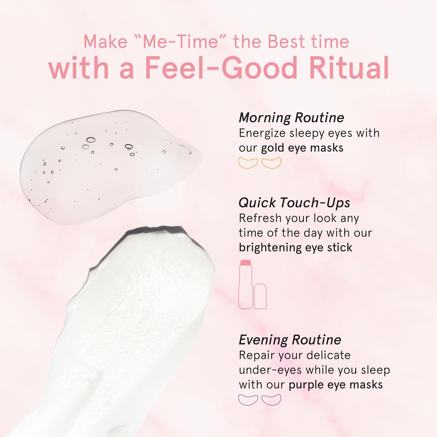 grace & stella Under Eye Brightener Balm Stick - Travel Essentials - Caffeine Eye Cream for Dark Circles, Puffiness, Wrinkles - Vegan Moisturizer Stick with Niacinamide, Hyaluronic Acid (0.13oz/3.5g) - Image 8