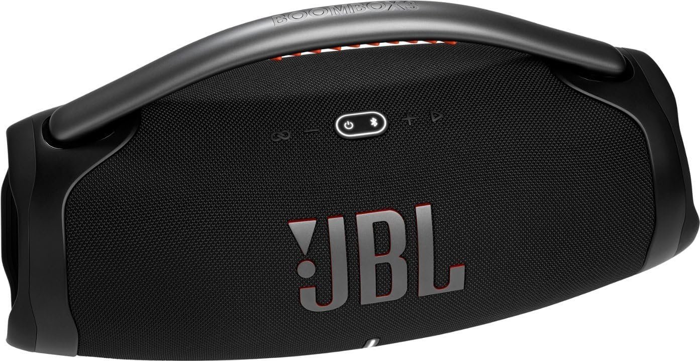 JBL Boombox 3 - Portable Bluetooth Speaker - Black (Renewed) - Image 8