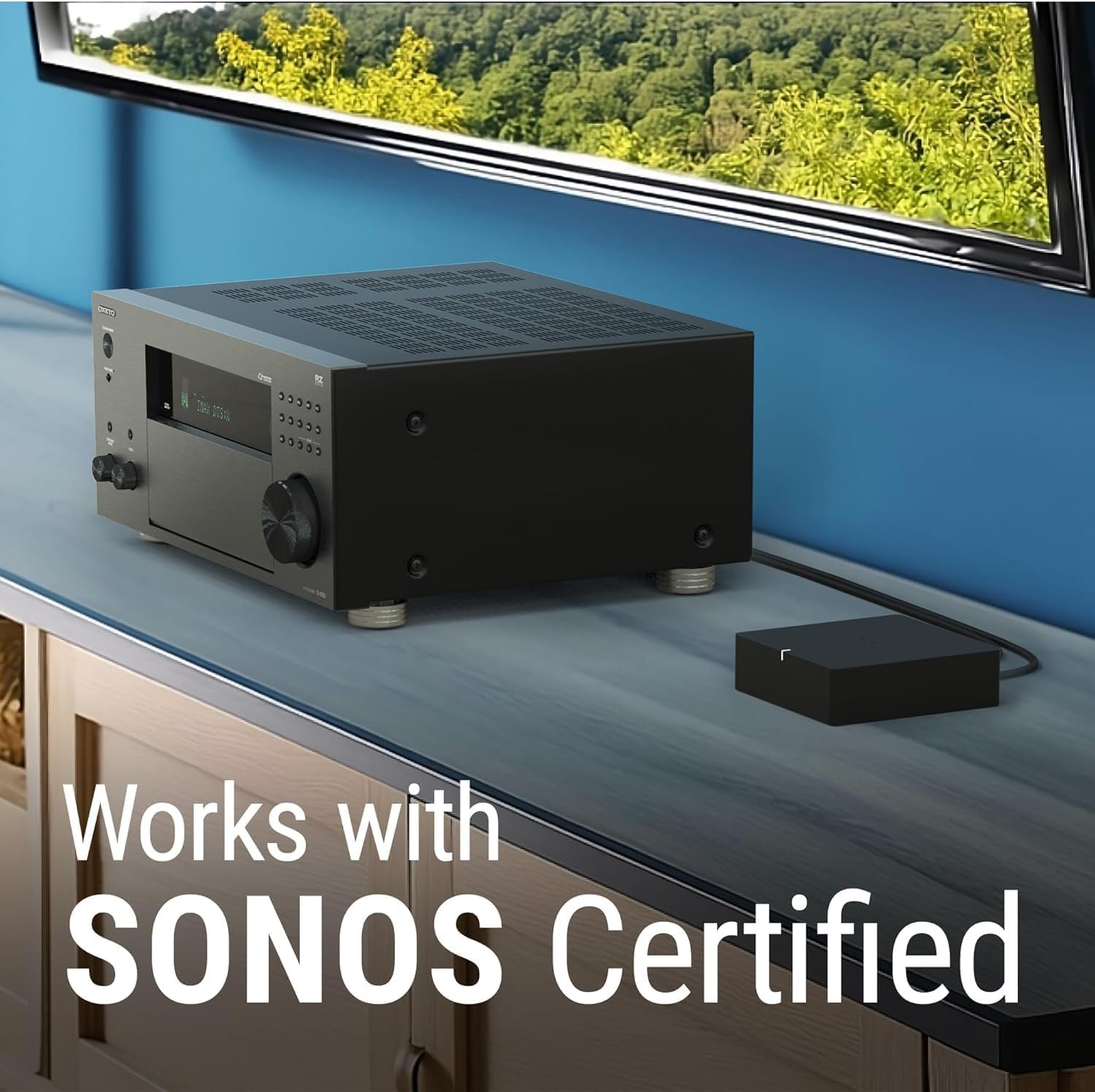 Onkyo TX-RZ50 9.2-Channel 8K/4K Network AV Receiver, 250W Per Channel at 6 Ohms + H&A Speaker Connector Banana Plugs, 12 Pairs - Image 4