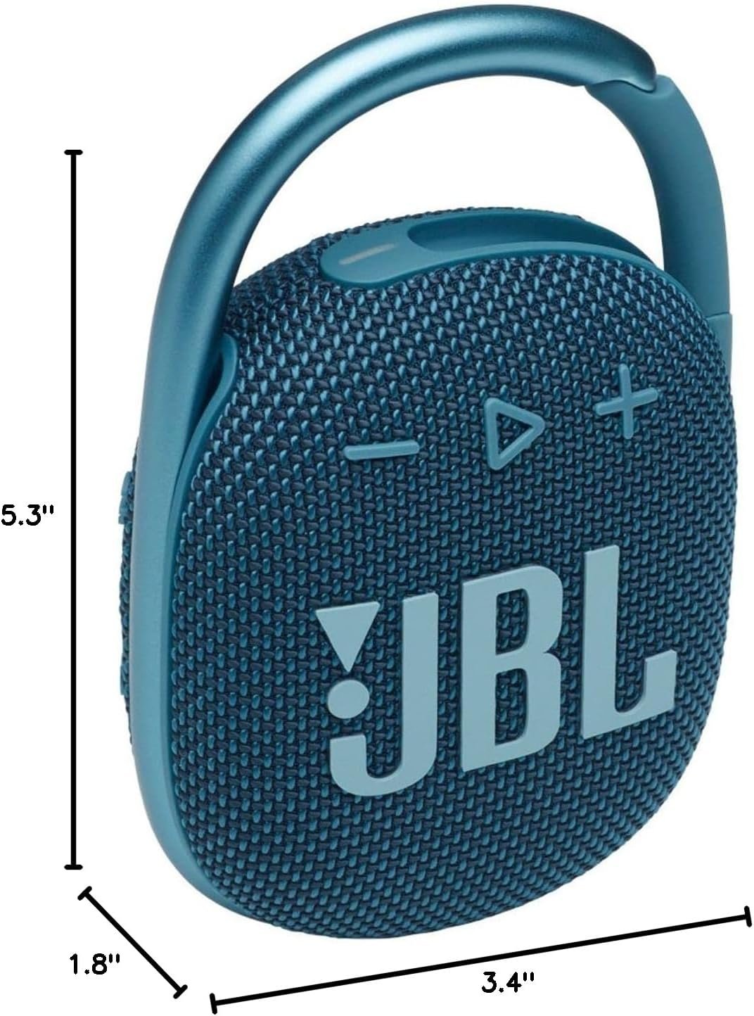 JBL Clip 4 - Portable Mini Bluetooth Speaker, big audio and punchy bass, integrated carabiner, IP67 waterproof and dustproof, 10 hours of playtime, speaker for home, outdoor and travel (Blue) - Image 8