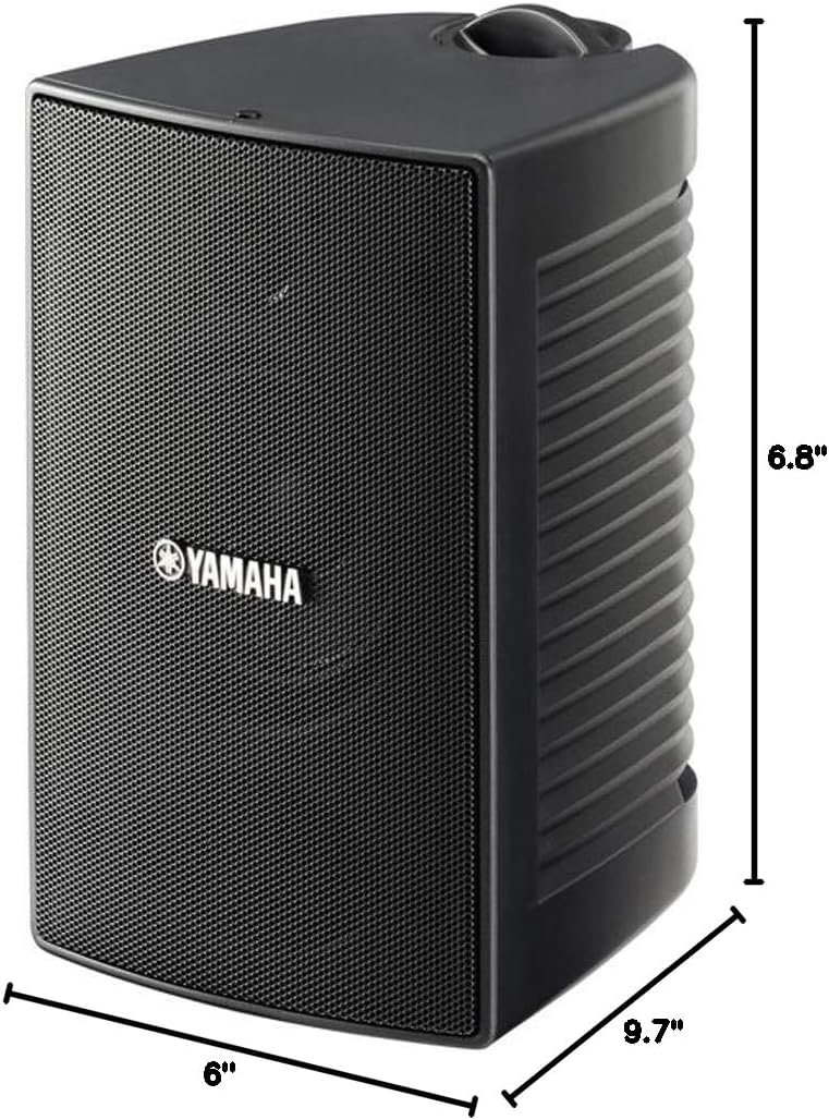 YAMAHA NS-AW194BL High-Performance All-Weather Speakers, Black - Image 9