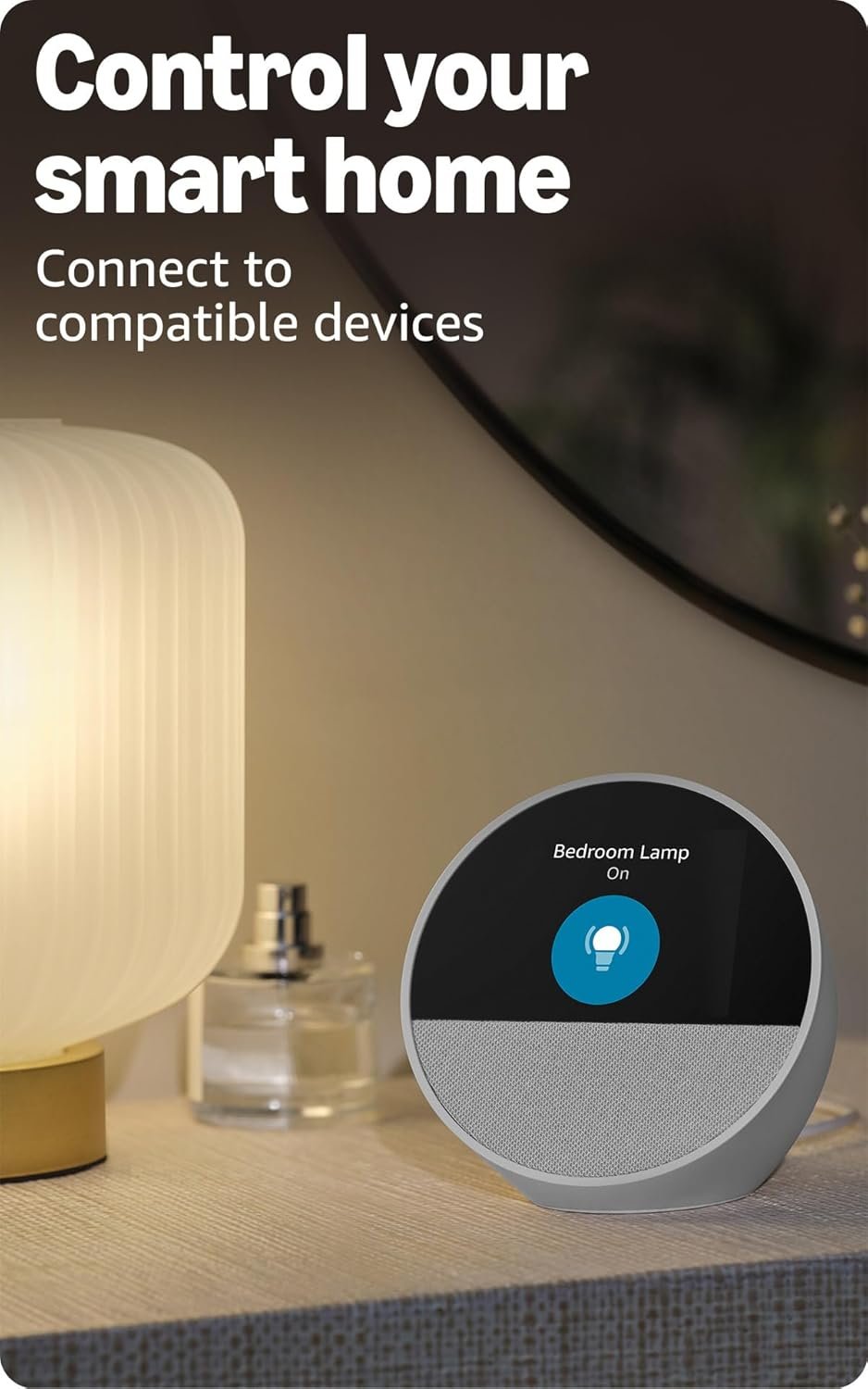 Amazon Echo Spot (newest model), Great for nightstands, offices and kitchens, Smart alarm clock, Designed for Alexa+, Ocean Blue - Image 7