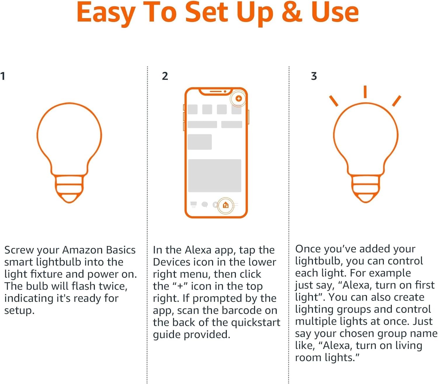 Echo Dot with Amazon Basics Smart Color Bulb - Image 5