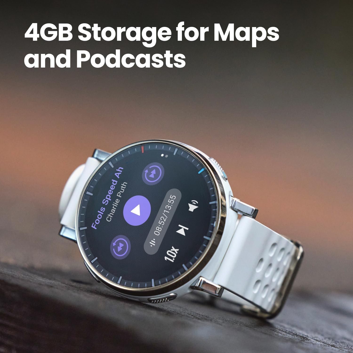 Amazfit Active 3 Premium GPS Running Smart Watch, 1.32" AMOLED Sapphire Display, 12-Day Battery, 4GB Storage, Offline Maps, 170+ Workout Modes, 5 ATM, Heart Rate & Fitness Tracker for Android & iPhone - Image 6