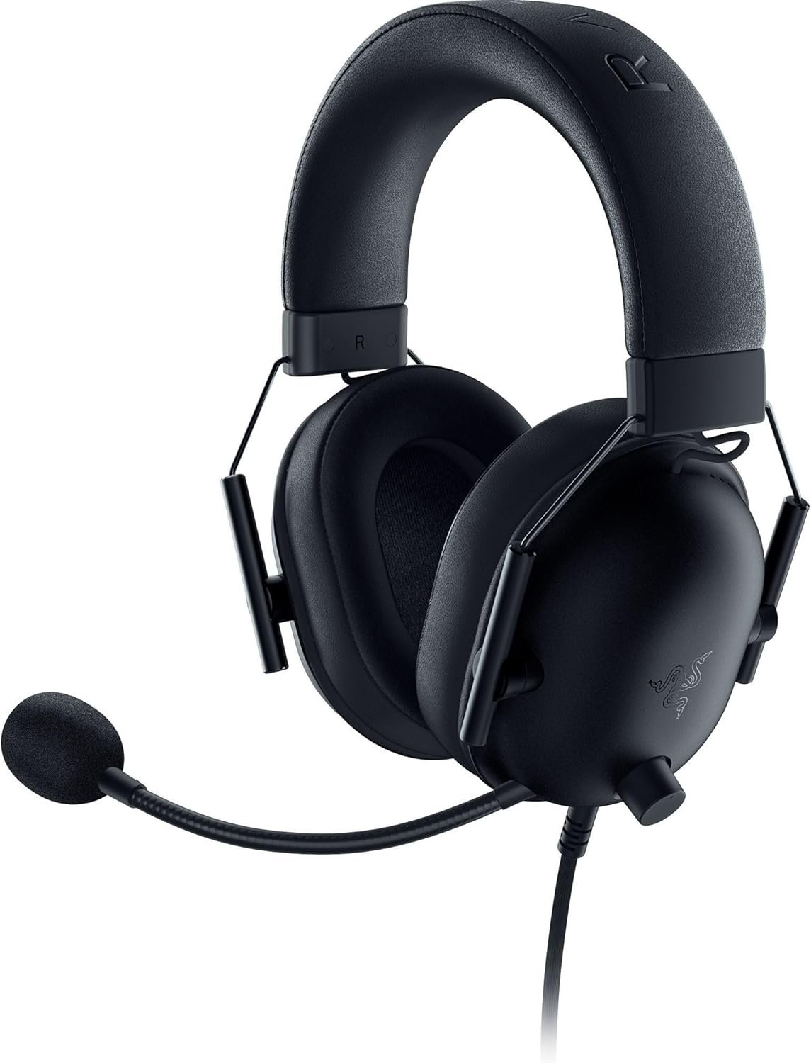 Razer BlackShark V2 X PlayStation Gaming Headset: 50mm Drivers - Cardioid Mic - Lightweight - Comfortable, Noise Isolating Earcups - for PS5, Xbox Series X, PC, Switch via 3.5 mm Audio Jack - Black - Image 8