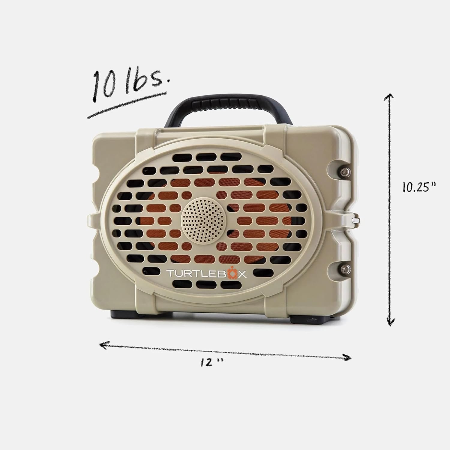 Turtlebox Original Gen 3: Portable Outdoor Bluetooth Speaker – Ultra-Loud (120dB), Waterproof (IP67), Rugged, Impact-Resistant, 3-Day Battery | Party Mode: Unlimited Pairing for Stereo Sound, Tan - Image 4