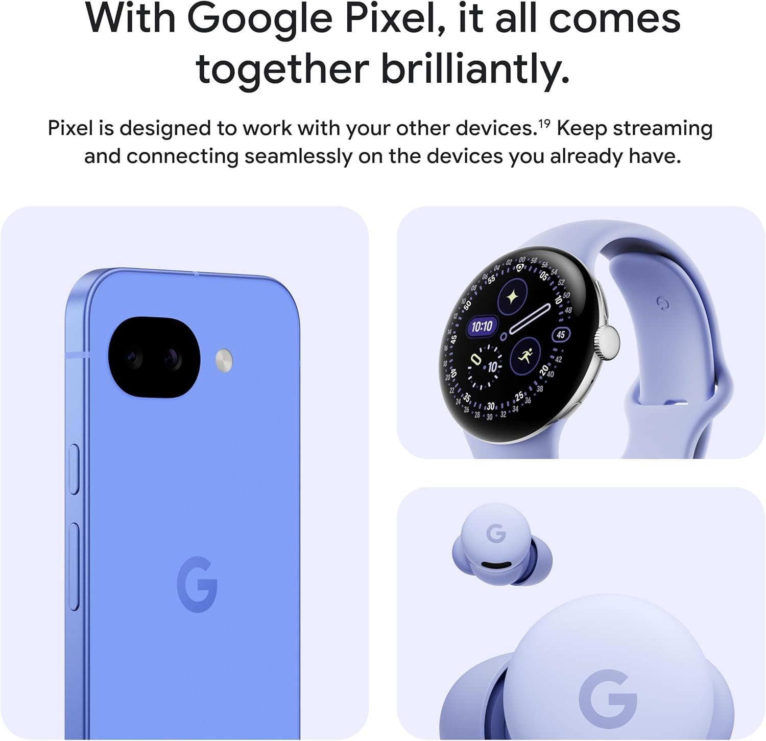 Google Pixel 10a - Unlocked Android Smartphone - 7 Years of Pixel Drops, 30+ Hours Battery, Camera Coach, Gemini Live, Durable Design, Call Screen, Car Crash Detection - Lavender - 128GB (2026 Model) - Image 10