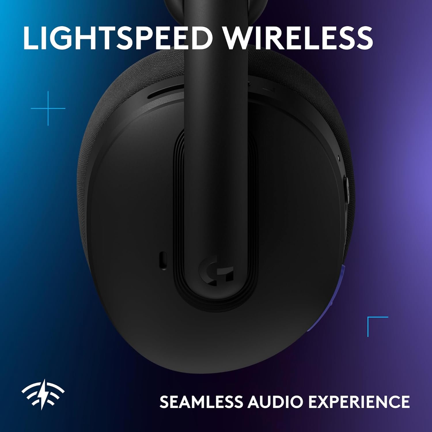 Logitech G325 Lightspeed Wireless Bluetooth Gaming Headset, All-Day Comfort, Built-in Mic with Noise Reduction, 24-Bit Audio, 24+ Hr Battery Life, for PC, PlayStation, Switch, Mobile – Black - Image 4