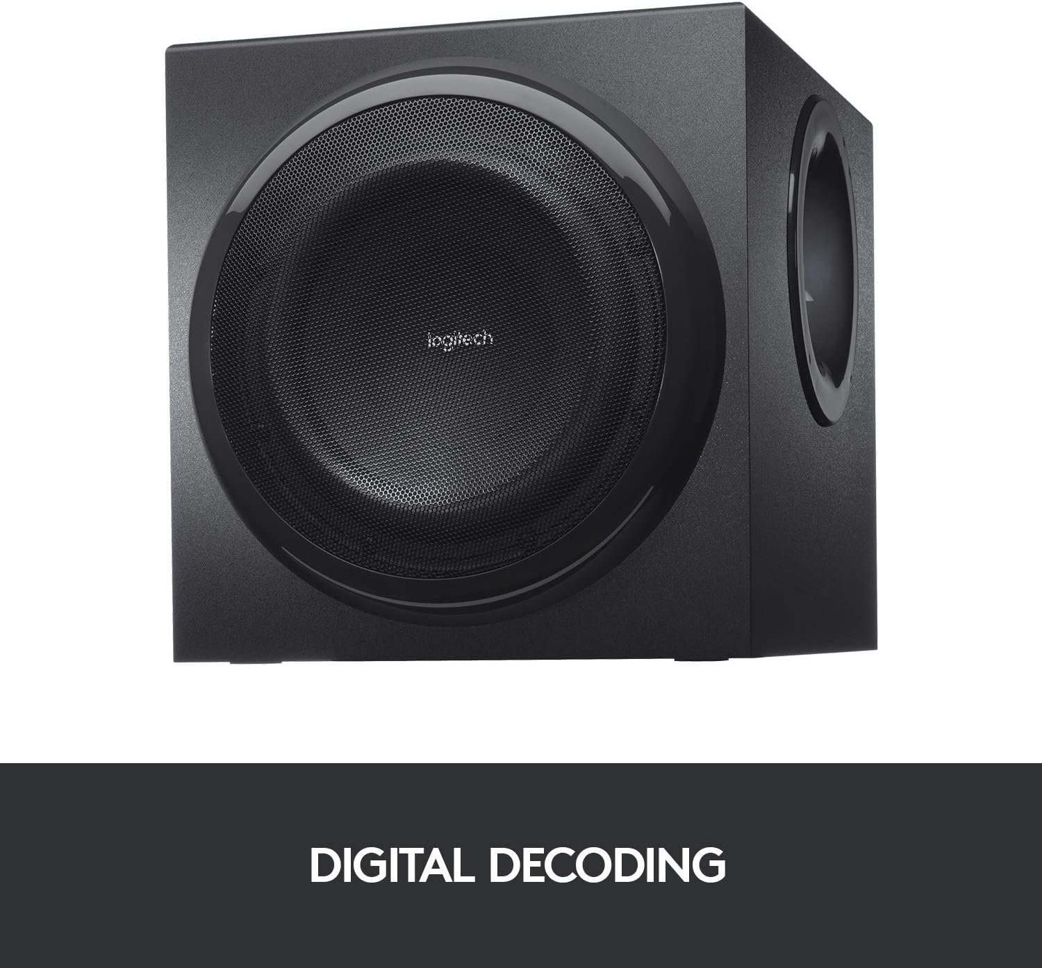 Logitech Z906 5.1 Surround Sound Speaker System - THX, Dolby Digital and DTS Digital Certified - Black - Image 7
