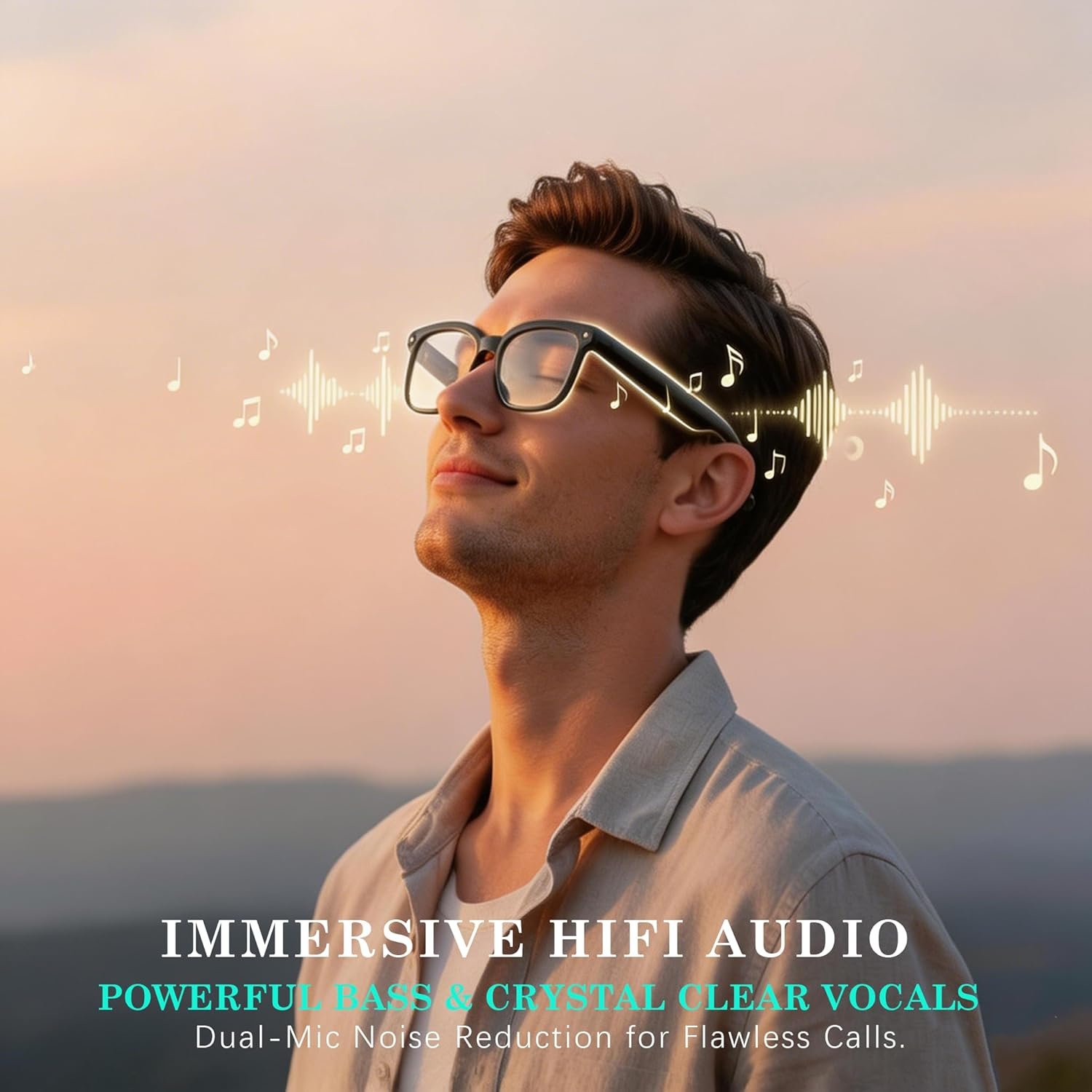 EarlySincere 4K Camera Glasses with ChatGPT AI, Polarized Lenses + Extra Photochromic, EIS Anti-Shake Video Recording, Open Ear HiFi Audio, Ideal for Driving & Vlog - Image 7