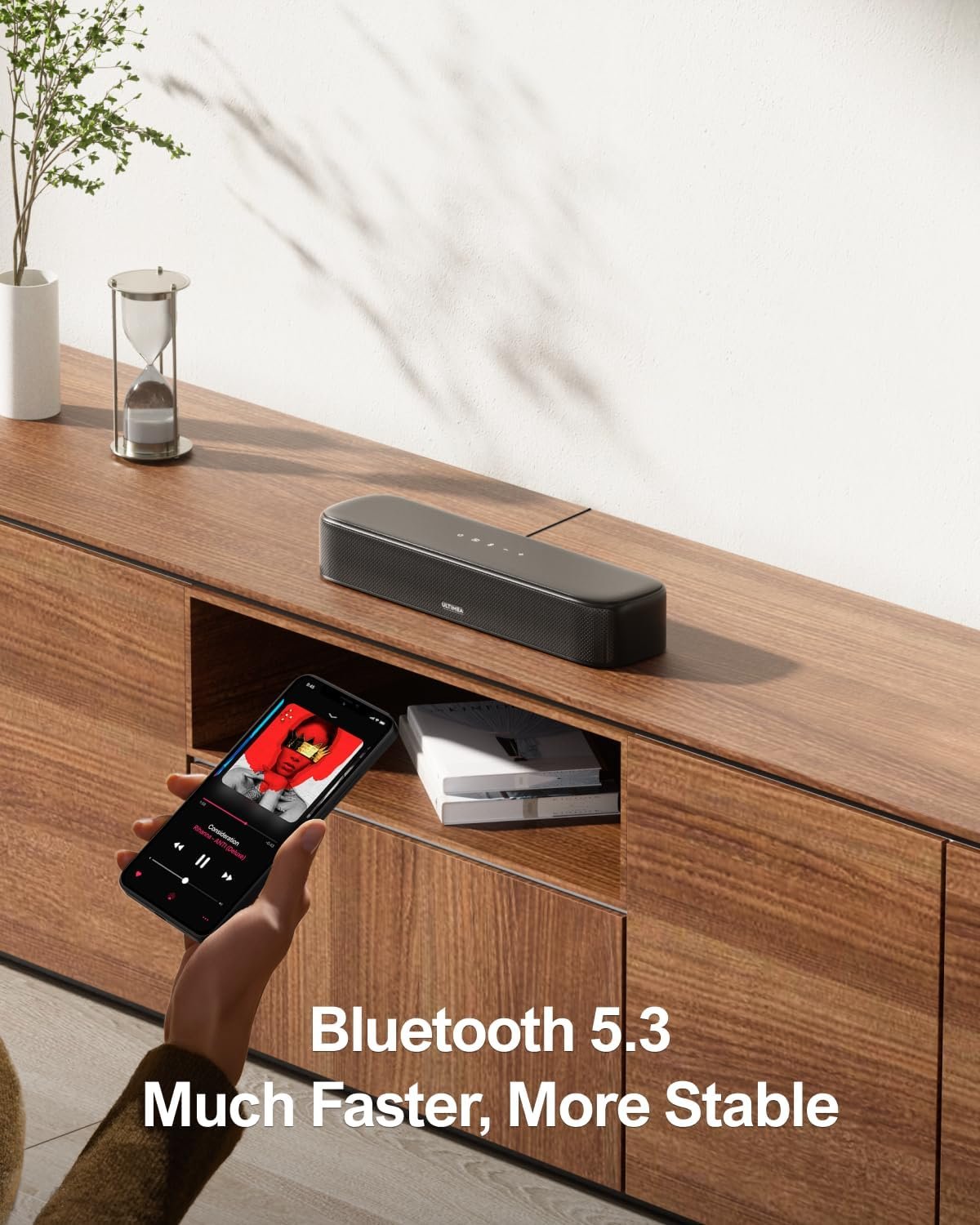 ULTIMEA 5.1ch Sound Bar with Subwoofer, Home Theater Virtual Surround Sound System for TV, Soundbar with App Control, 2 Surround Speakers, Opt/AUX, Peak Power 250W, Aura A30 - Image 7