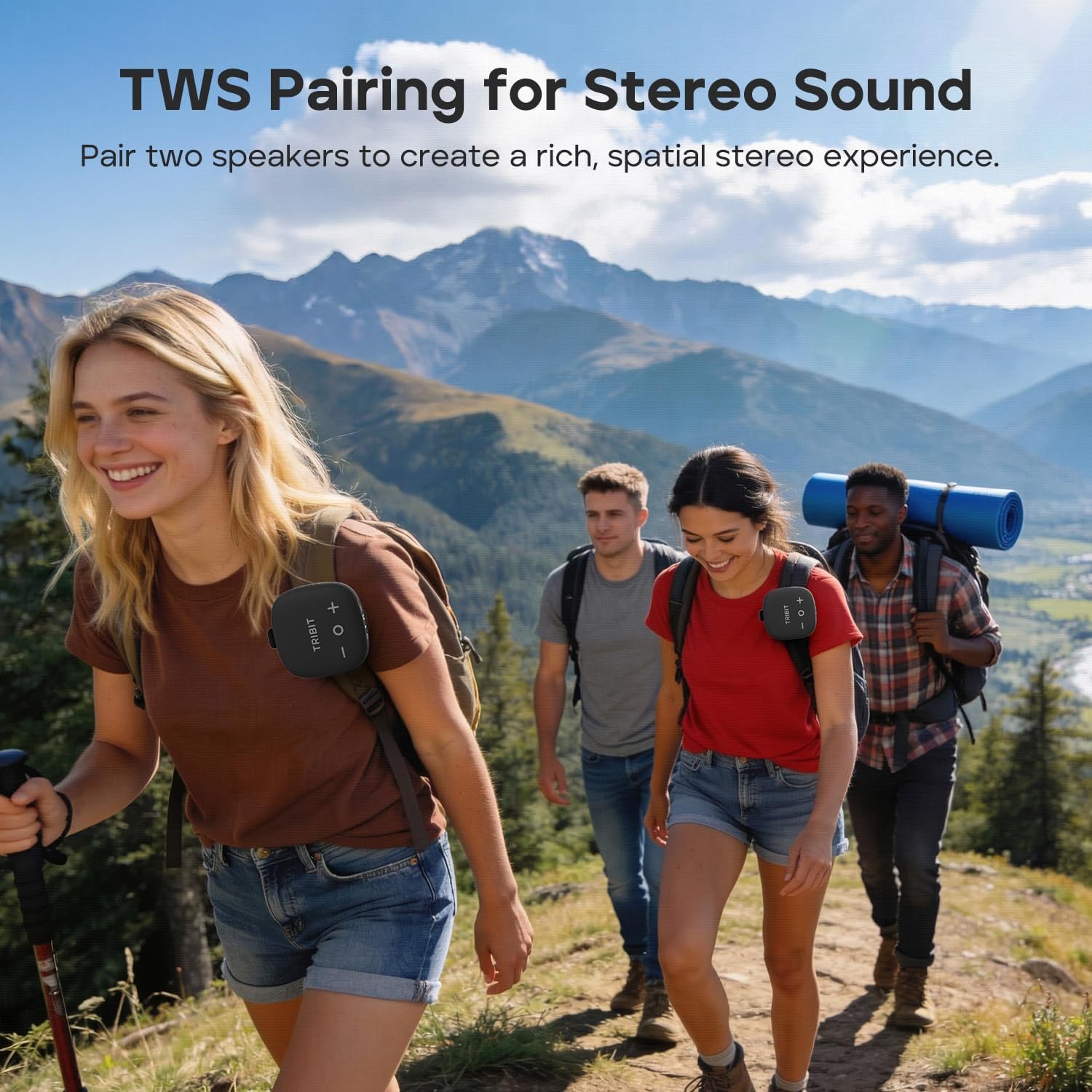 Tribit StormBox Micro 3 Portable Bluetooth Speaker, 13W Bike Speaker with IP68 Waterproof, 24H Playtime, Wireless, BT6.0, Loud Sound, TWS Pairing, XBass, Magnetic & Strap for Outdoor/Home/Hiking/Golf - Image 9