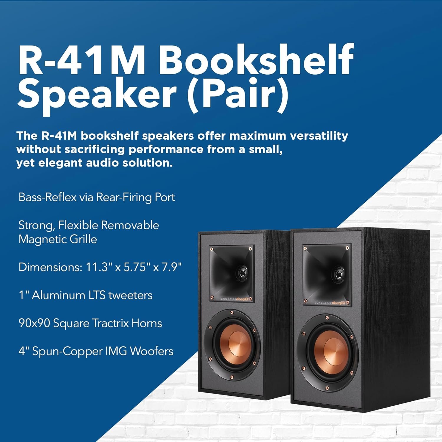 Klipsch Reference 5.2 Home Theater System, Bundle 2X R-625FA Floorstanding 2X R-12SW Subwoofer, R-52C Center, R-41M Bookshelf Speakers, and Yamaha RX-A2AB 7.2-Channel AV Receiver - Image 2