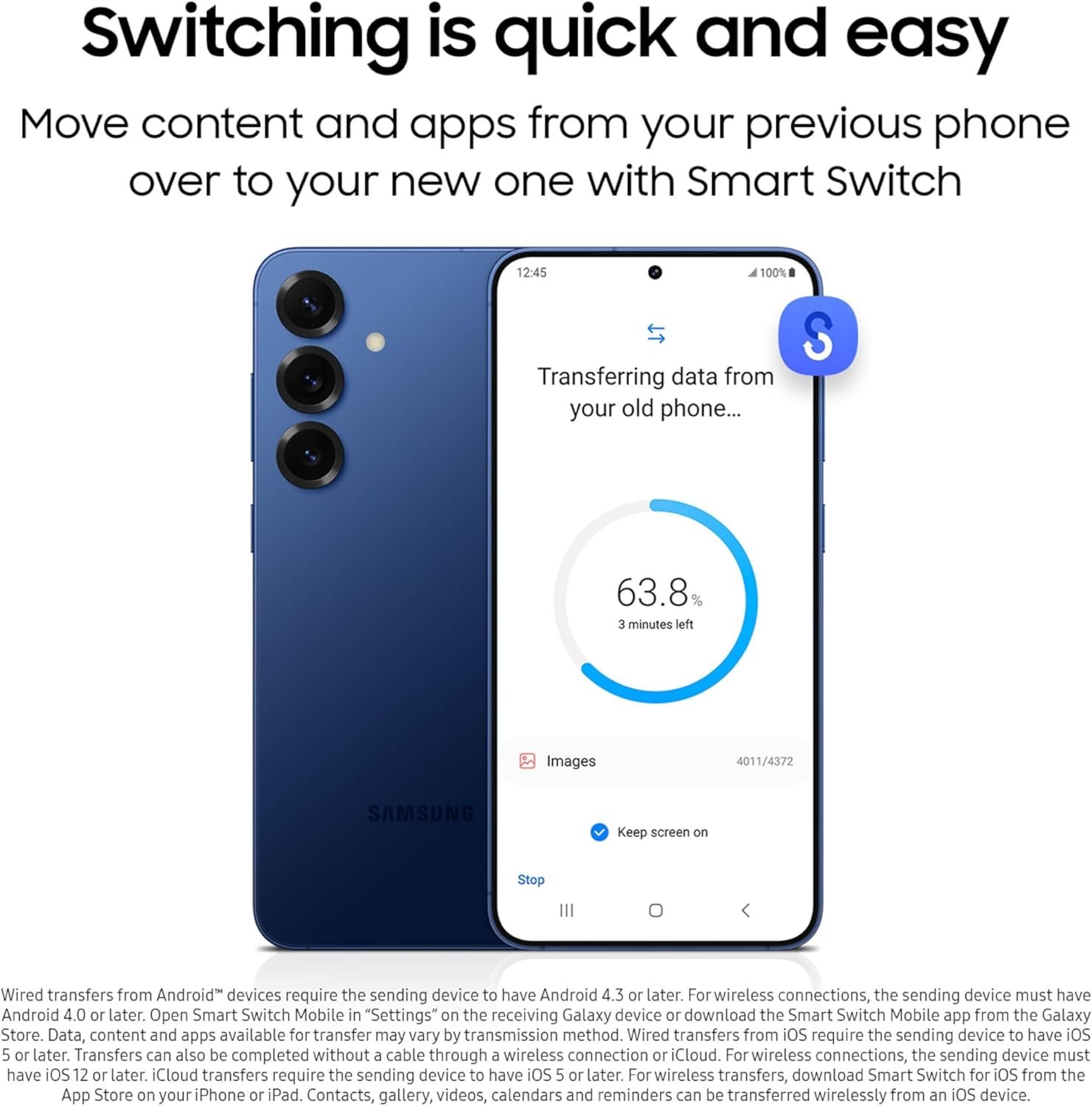 Samsung Galaxy S25+ Cell Phone, 256GB Smartphone, Unlocked Android, AI Night Mode Camera, Snapdragon 8 Elite Fast Processor, ProScaler Display, 4900mAh Battery, 2025, US 1 Yr Warranty, Navy - Image 7