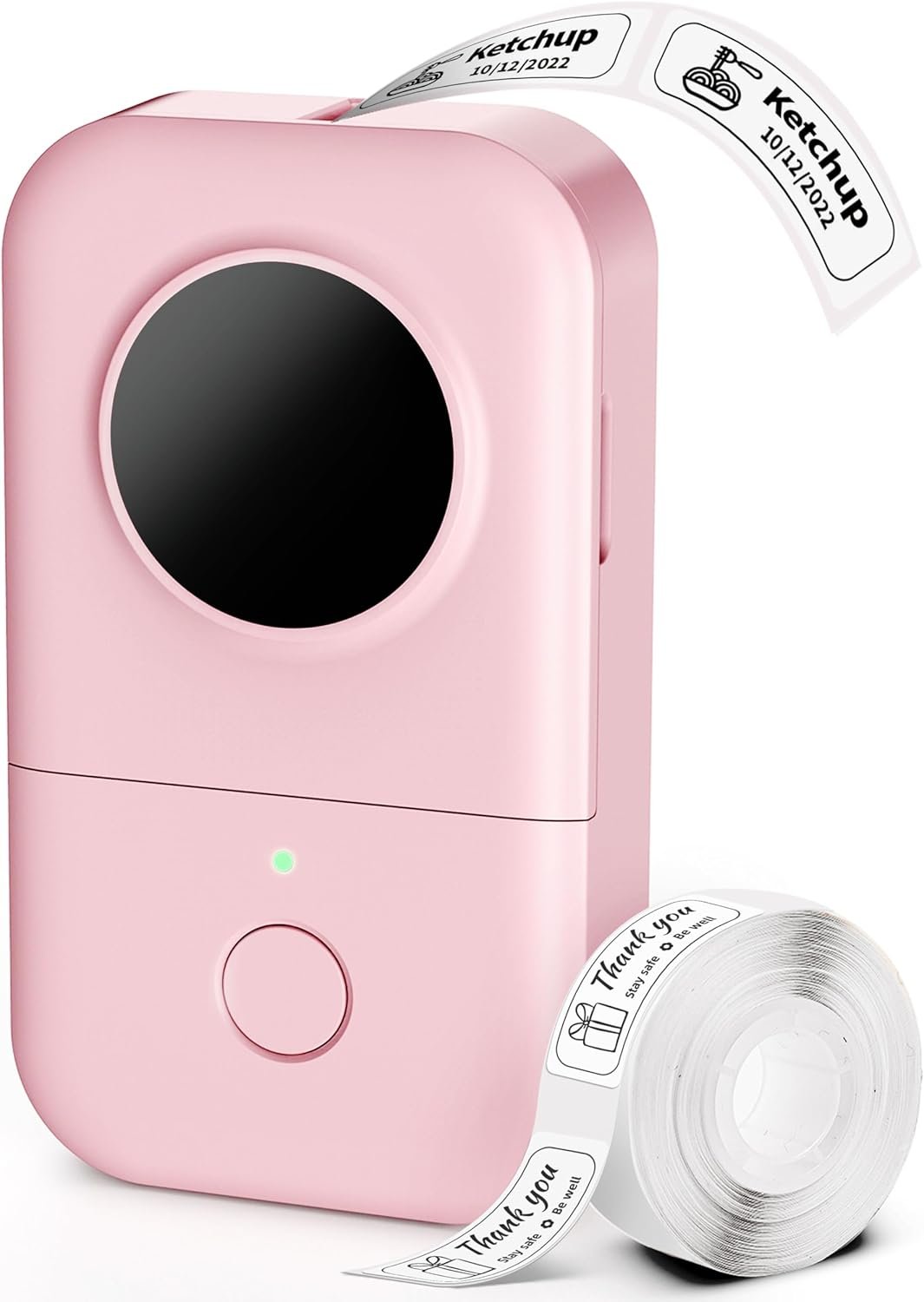 Phomemo Label Maker, D30 Label Maker Machine with Tape, Mini Bluetooth Label Makers, Small Portable Thermal Label Printer, Sticker Maker for Home Kitchen School Classroom Teacher Office Supplies