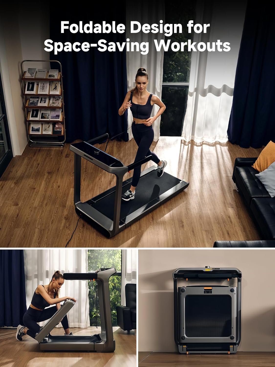 WALKINGPAD X Series Folding Treadmills for Home, Smart Vertical Fold, LED Display, No Assembly - Image 3