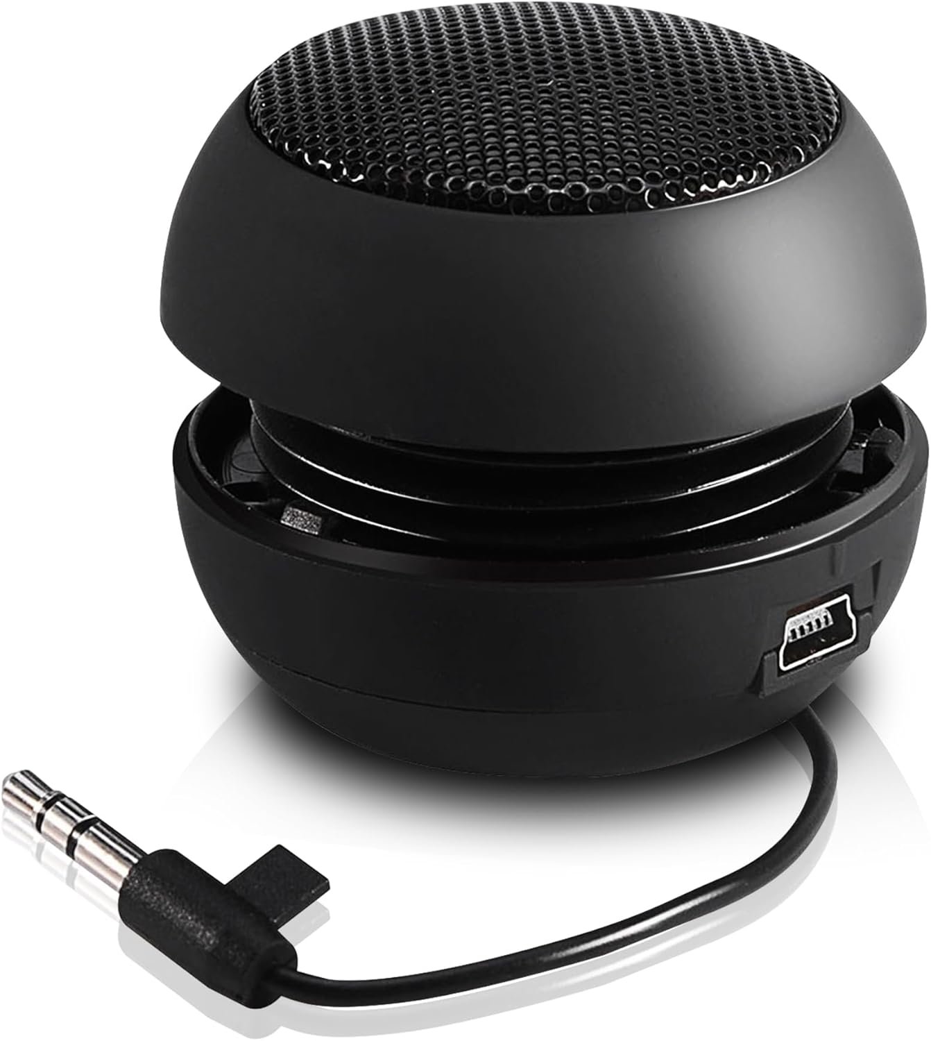Portable Mini Speaker USB Wired Small Speakers with 3.5mm Aux Input Jack, Travel Speakers for Laptop Computer MP3 Player Speaker for Mobile Phone, MP3, PC
