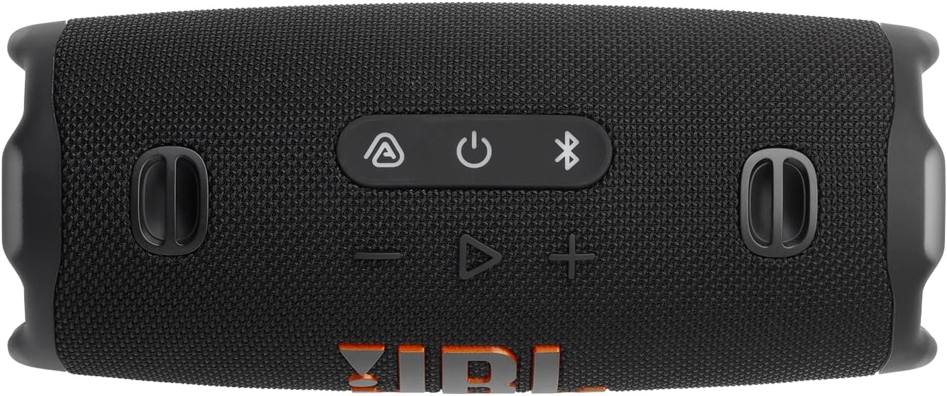 JBL Charge 6 - Portable Waterproof & Drop-Proof Bluetooth Speaker, Bold JBL Pro Sound with AI Sound Boost, 28Hrs of Playtime, Built-in powerbank & Comes with a Sturdy/Removable Carrying Strap (Black) - Image 9