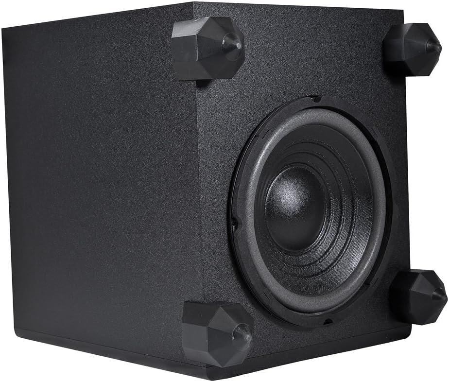 Monoprice 5.1 Channel Home Theater Satellite Speakers And Subwoofer - Black - Image 2