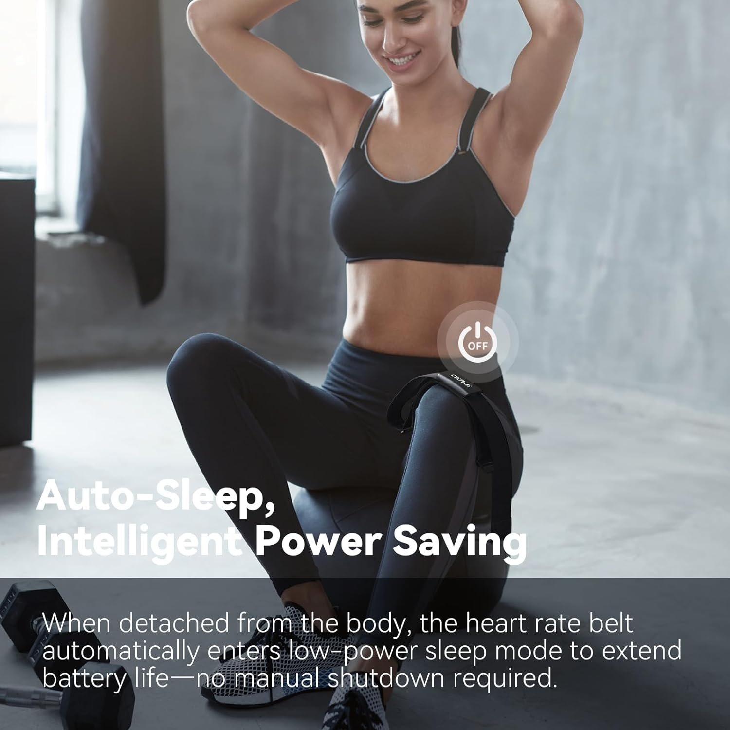 CYCPLUS Heart Rate Monitor Chest Strap H2Pro, Bluetooth ANT+ Heart Rate Monitor Chest Sensor with 500h Battery, IPX7 Waterproof and Dustproof, HRM Works with Strava/CYCPLUS App - Image 7