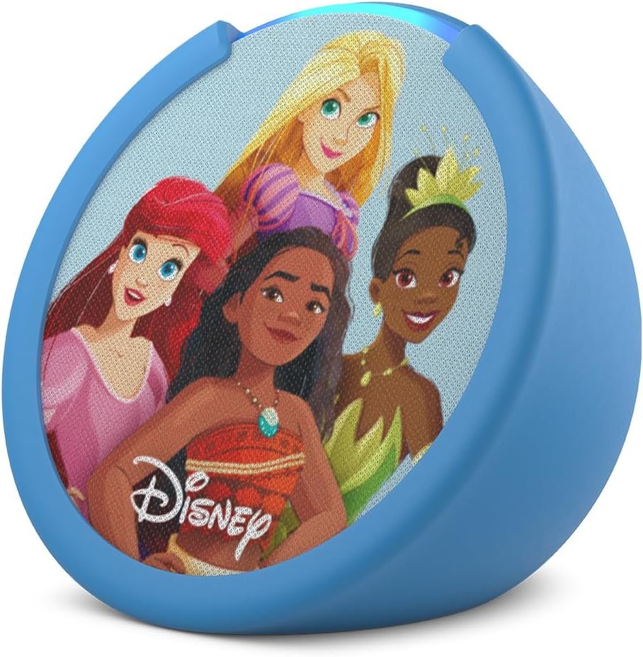 Amazon Echo Pop Kids (newest model), Designed for kids, Designed for Alexa+, parental controls, Includes 6 months of Amazon Kids+, Disney Princess - Image 2