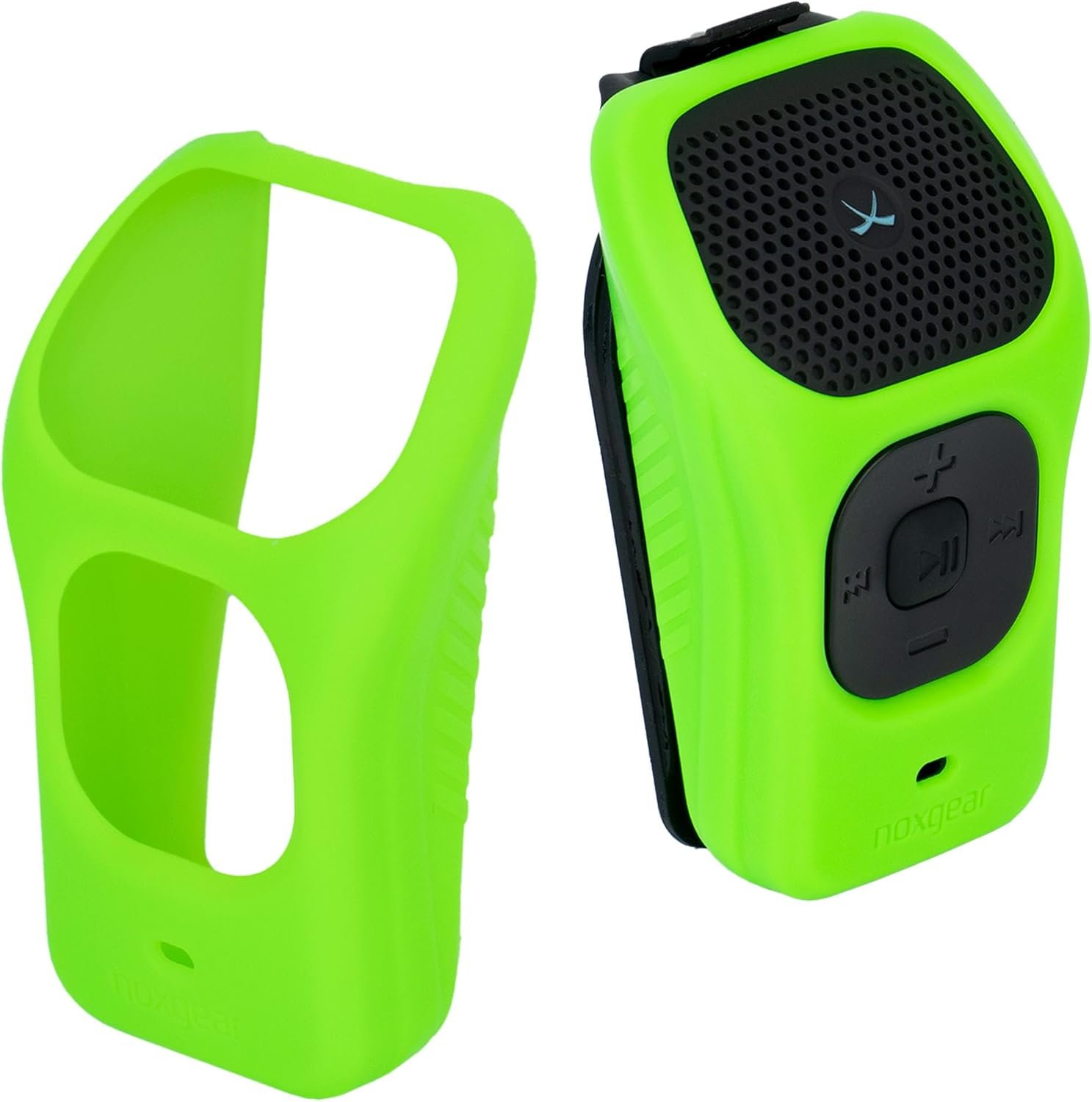 Noxgear 39g Bluetooth Speaker Protective Silicone Cover – Shock Absorbing, Scratch Resistant, Soft Touch Silicone Protective Skin - Bright Green