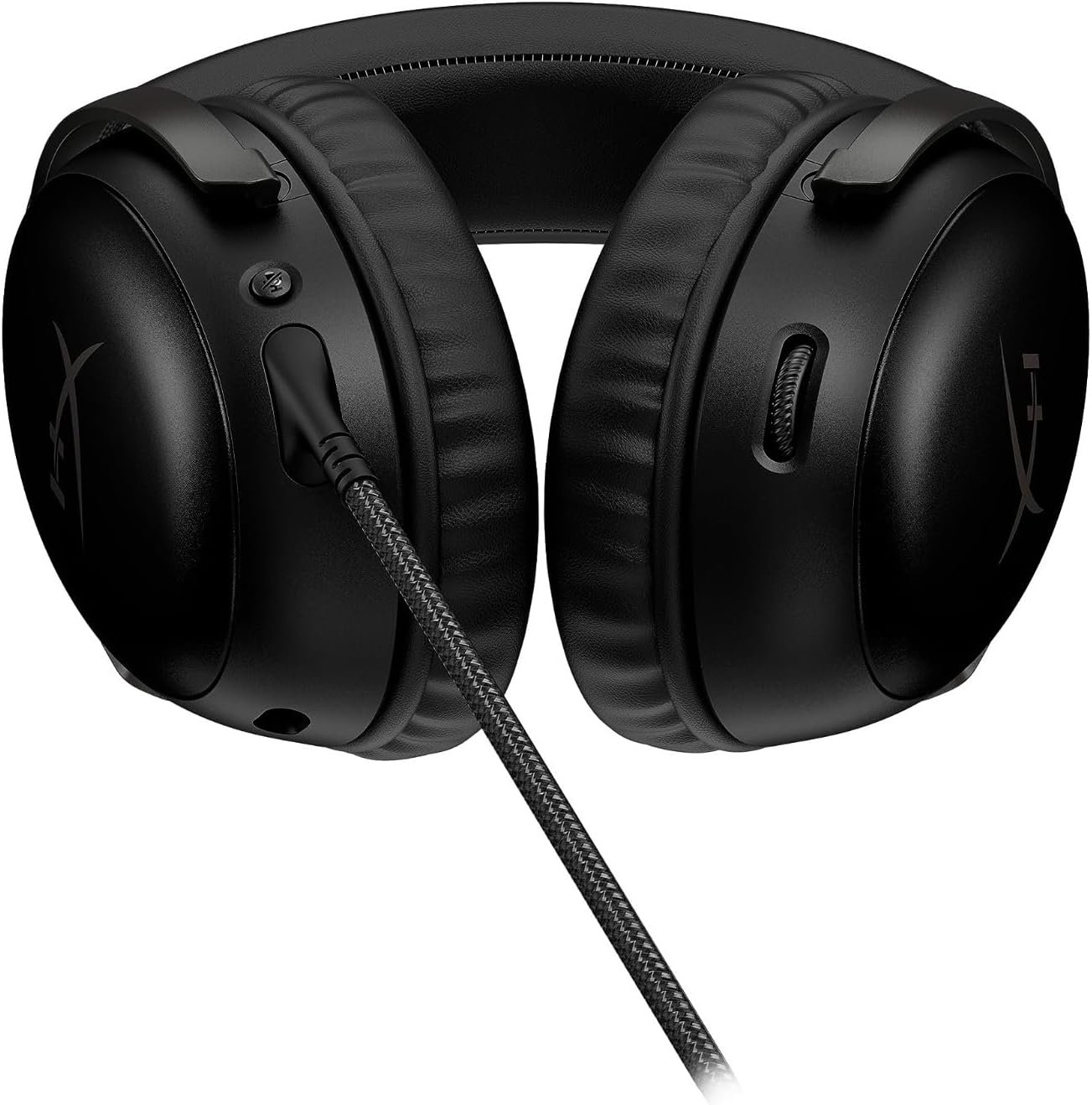 HyperX Cloud III – Wired Gaming Headset, PC, PS5, Xbox Series X|S, Angled 53mm Drivers, DTS Spatial Audio, Memory Foam, Durable Frame, Ultra-Clear 10mm Mic, USB-C, USB-A, 3.5mm – Black - Image 3